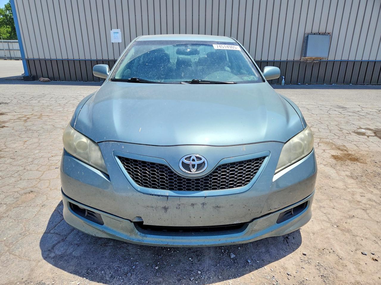 2007 Toyota Camry Se V6 Blue vin: 4T1BK46K47U551419