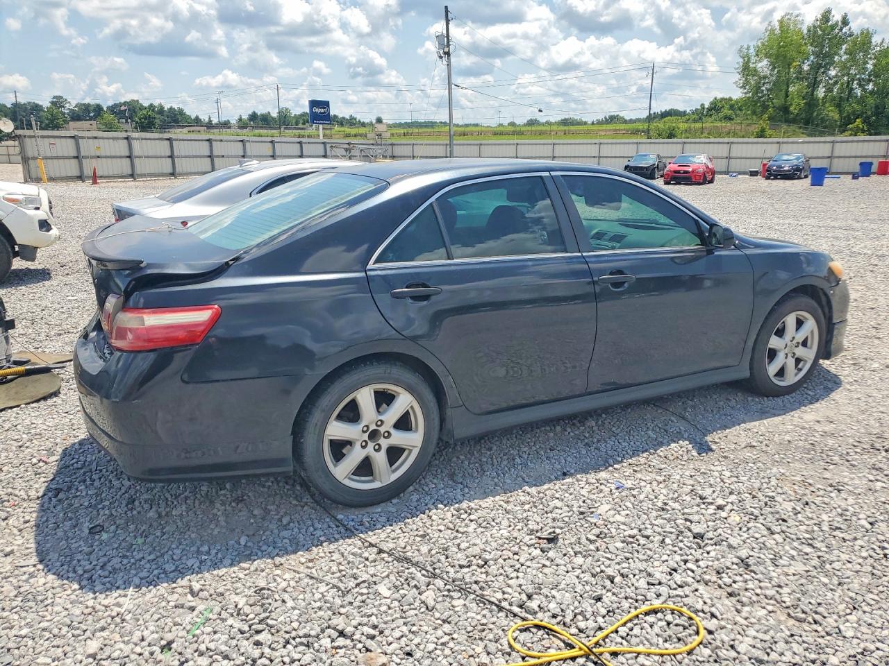 2007 Toyota Camry Se V6 Black vin: 4T1BK46K47U553610