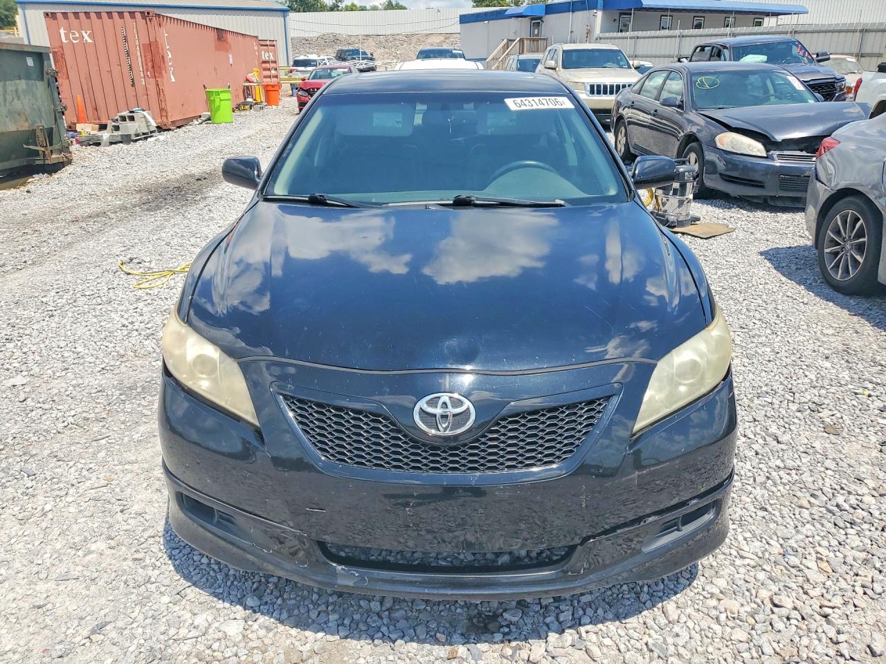 2007 Toyota Camry Se V6 Black vin: 4T1BK46K47U553610