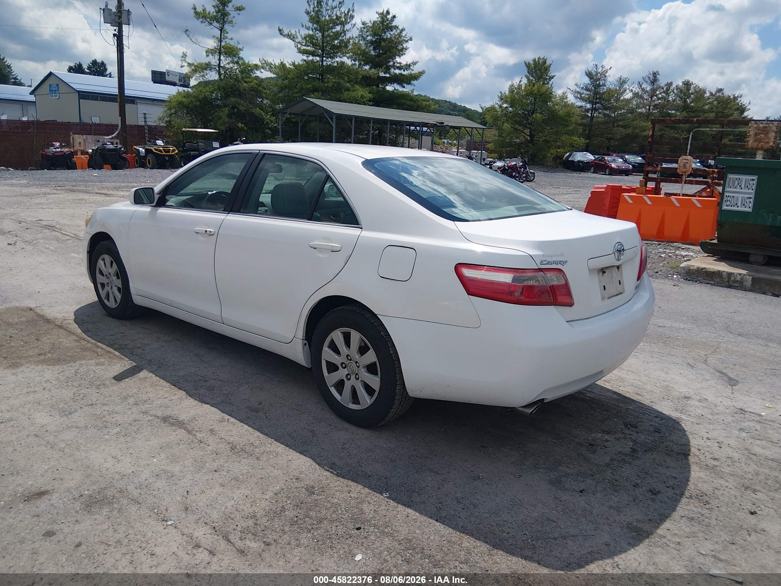 2007 Toyota Camry Xle V6 Белый vin: 4T1BK46K47U554174