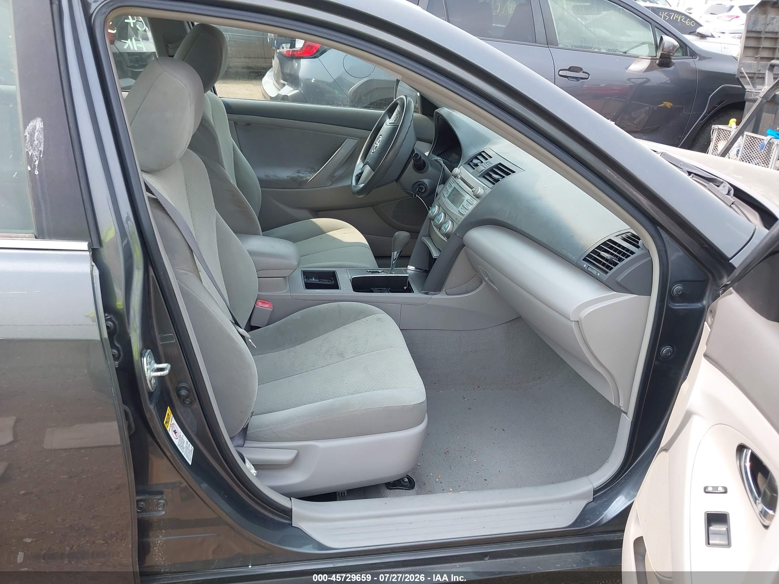 2007 Toyota Camry Le V6 Gray vin: 4T1BK46K47U555874