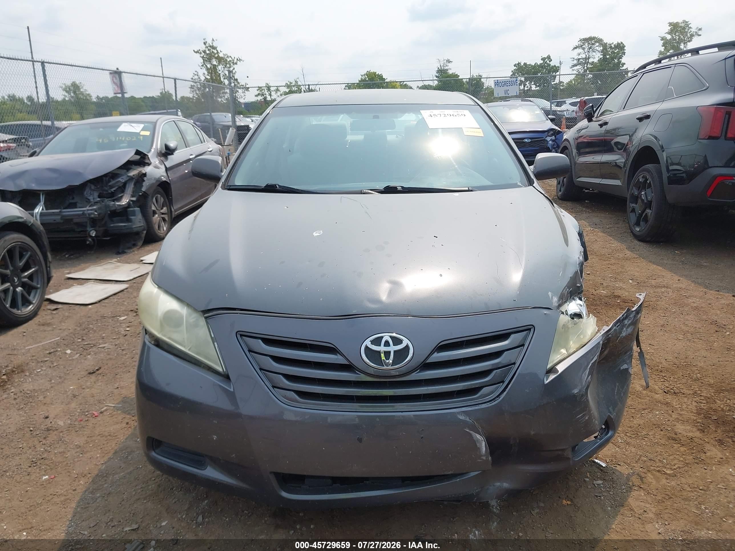 2007 Toyota Camry Le V6 Gray vin: 4T1BK46K47U555874