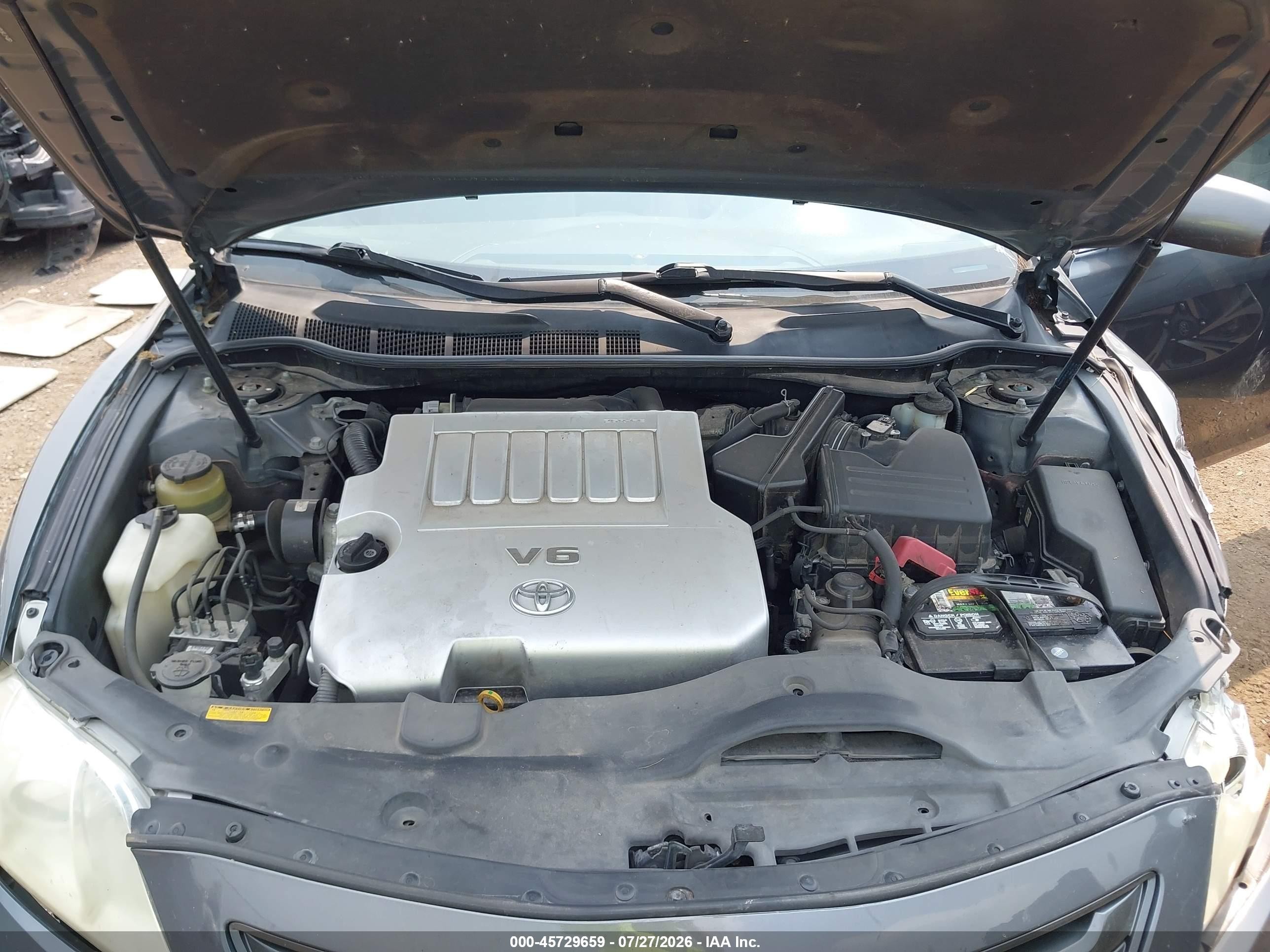 2007 Toyota Camry Le V6 Gray vin: 4T1BK46K47U555874