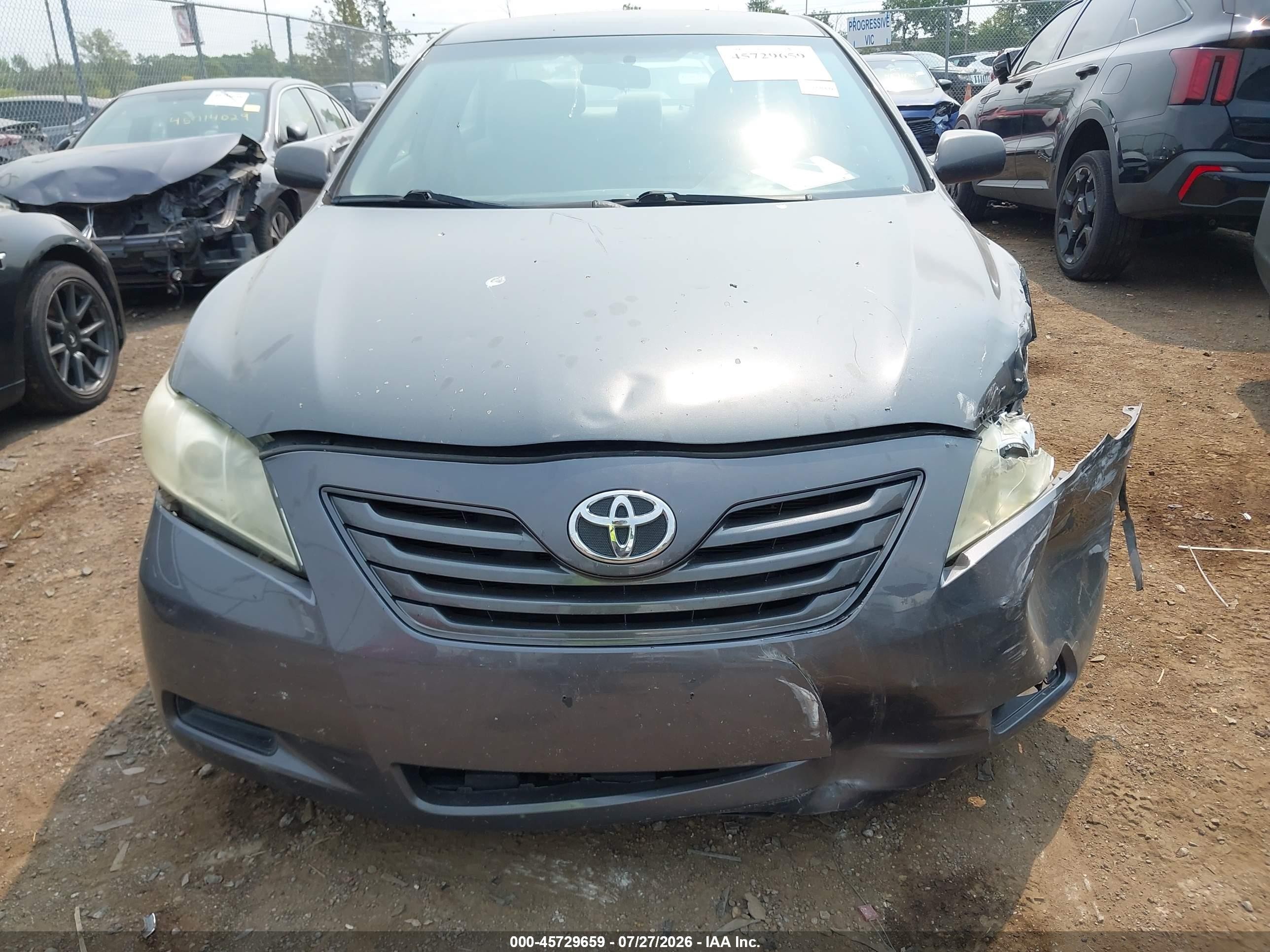 2007 Toyota Camry Le V6 Gray vin: 4T1BK46K47U555874