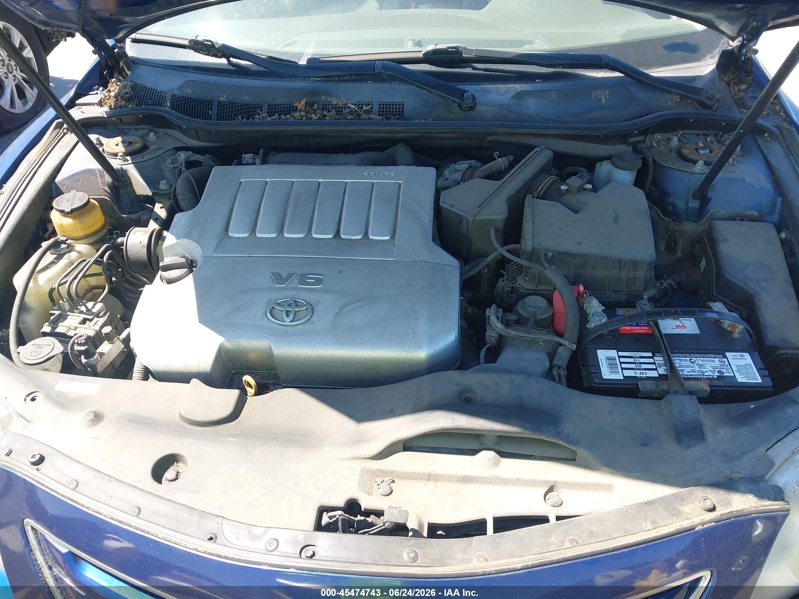 2008 Toyota Camry Xle Blue vin: 4T1BK46K48U058454