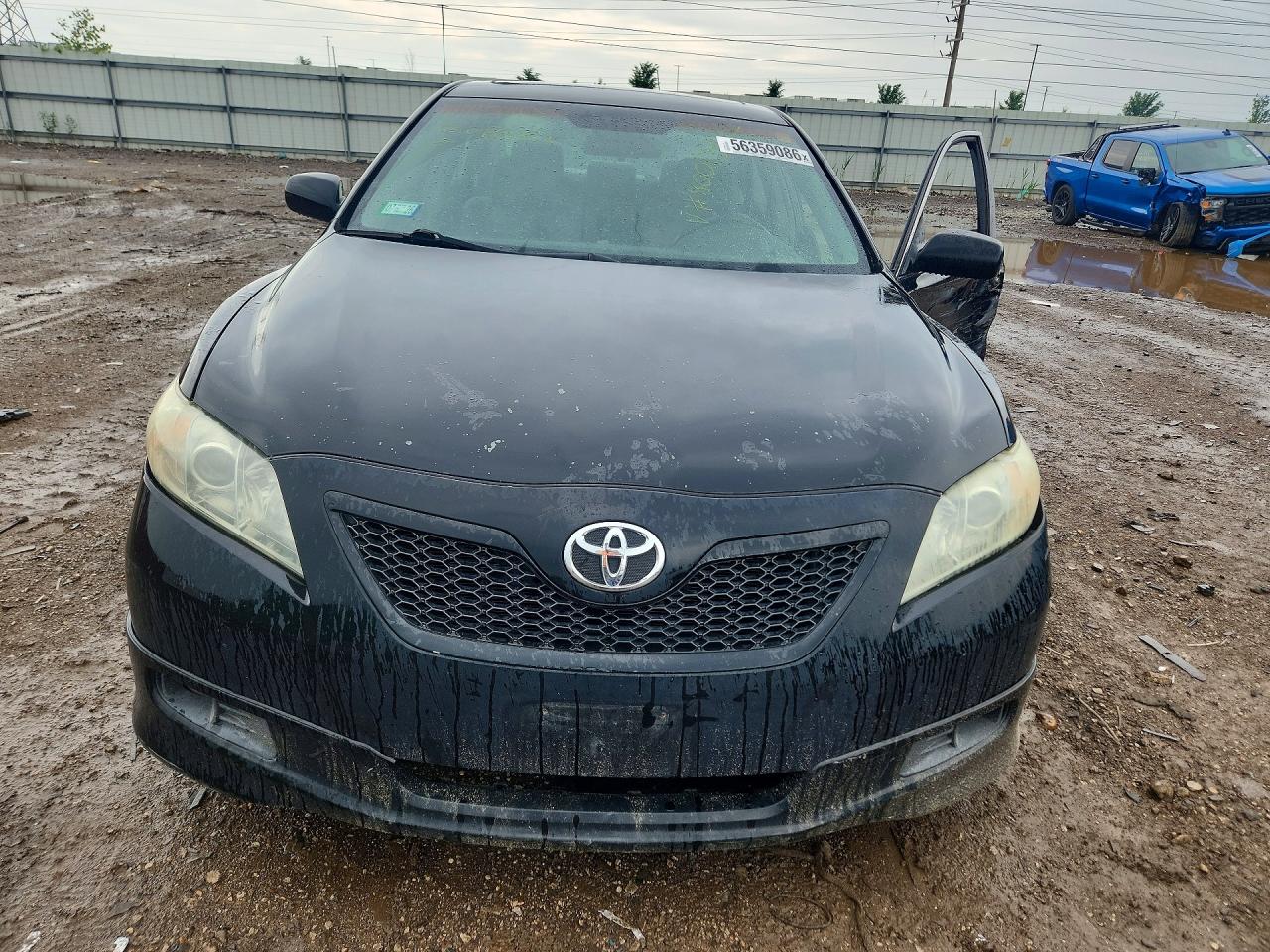 2008 Toyota Camry Se V6 Black vin: 4T1BK46K48U063282
