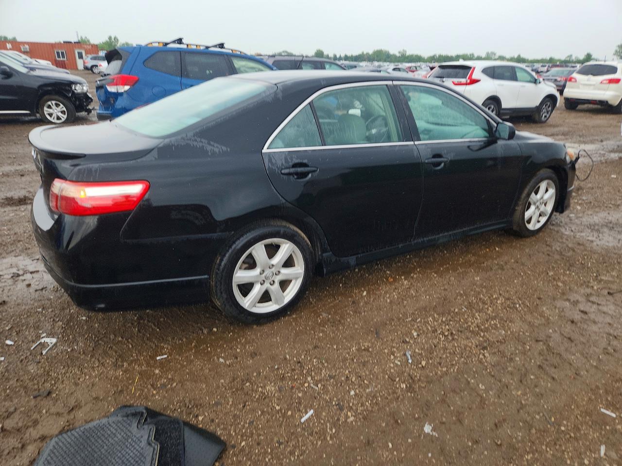 2008 Toyota Camry Se V6 Black vin: 4T1BK46K48U063282