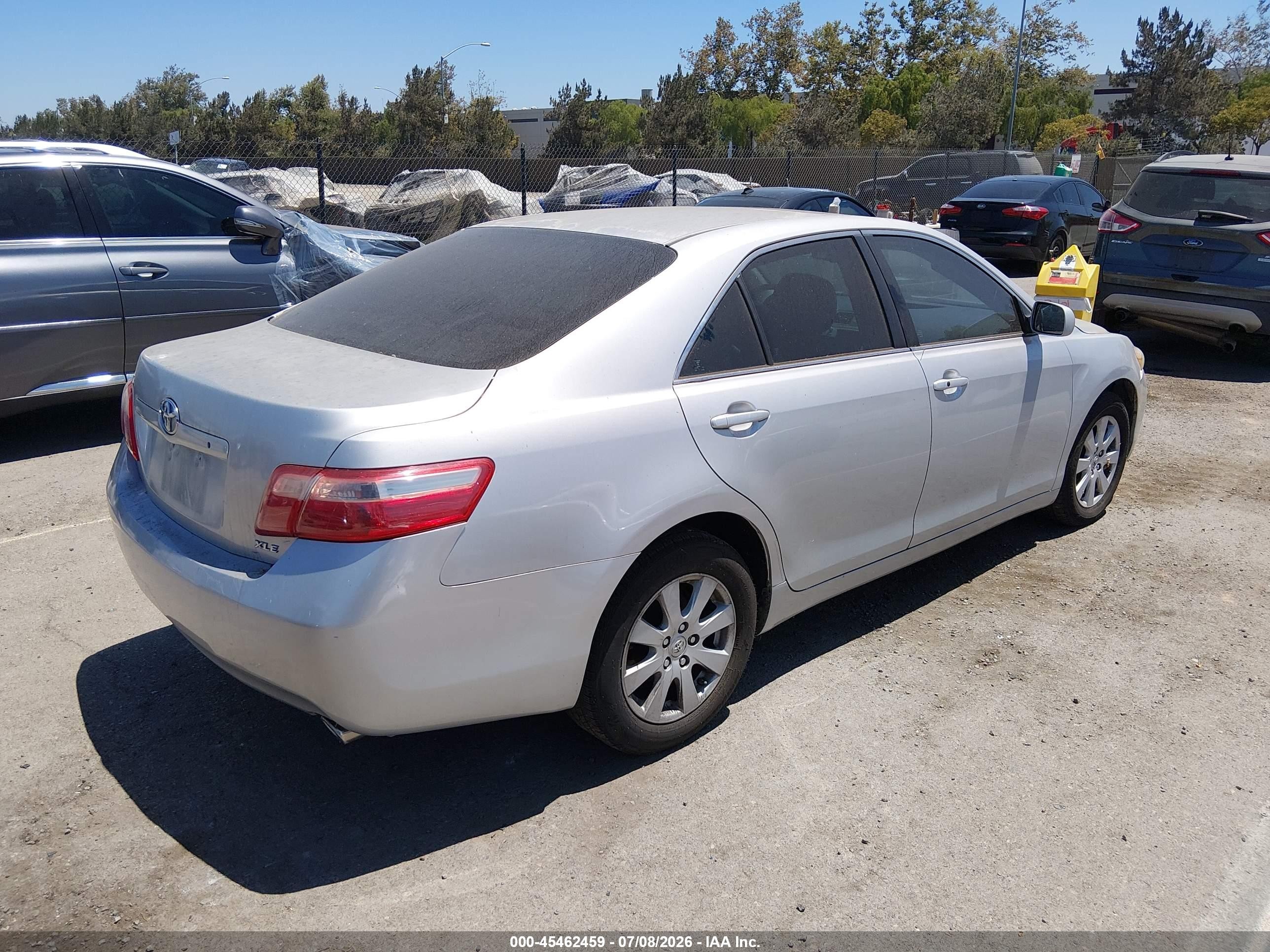 2009 Toyota Camry Xle V6 Silver vin: 4T1BK46K49U074025