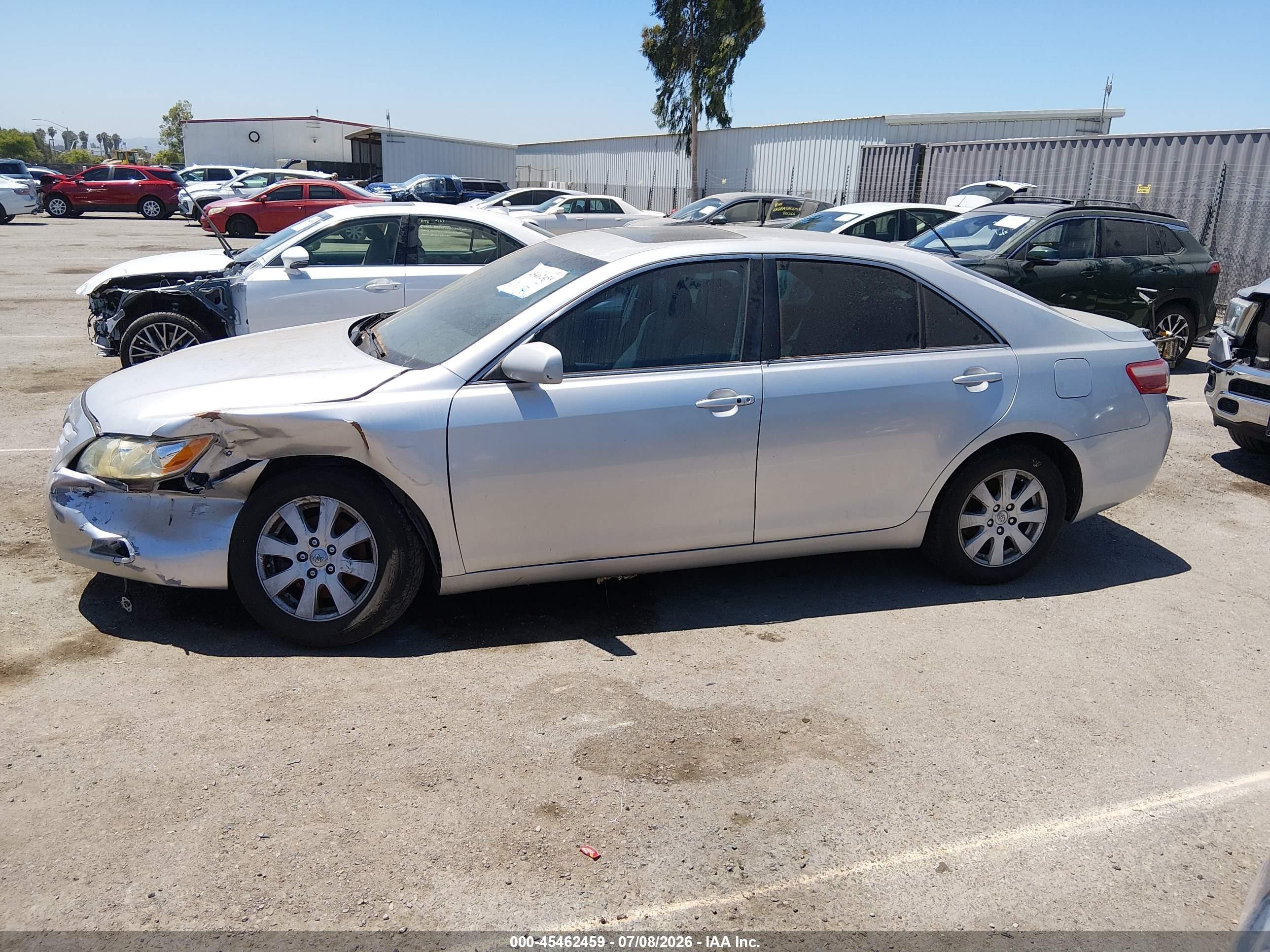 2009 Toyota Camry Xle V6 Silver vin: 4T1BK46K49U074025