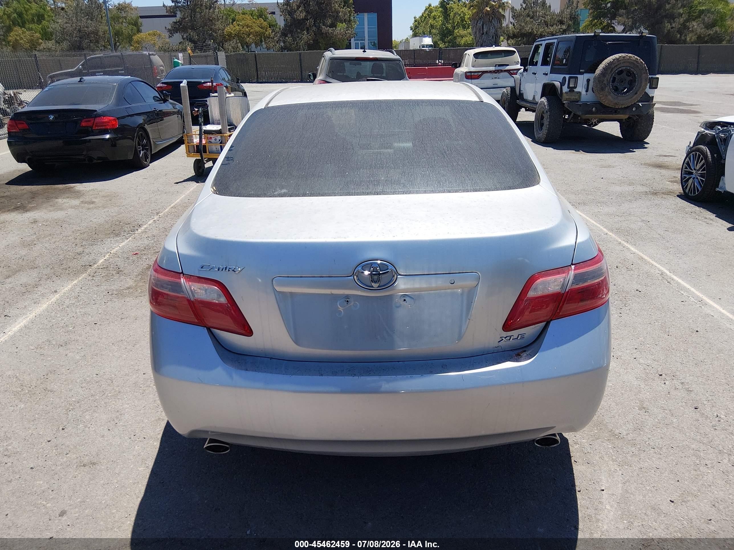 2009 Toyota Camry Xle V6 Silver vin: 4T1BK46K49U074025