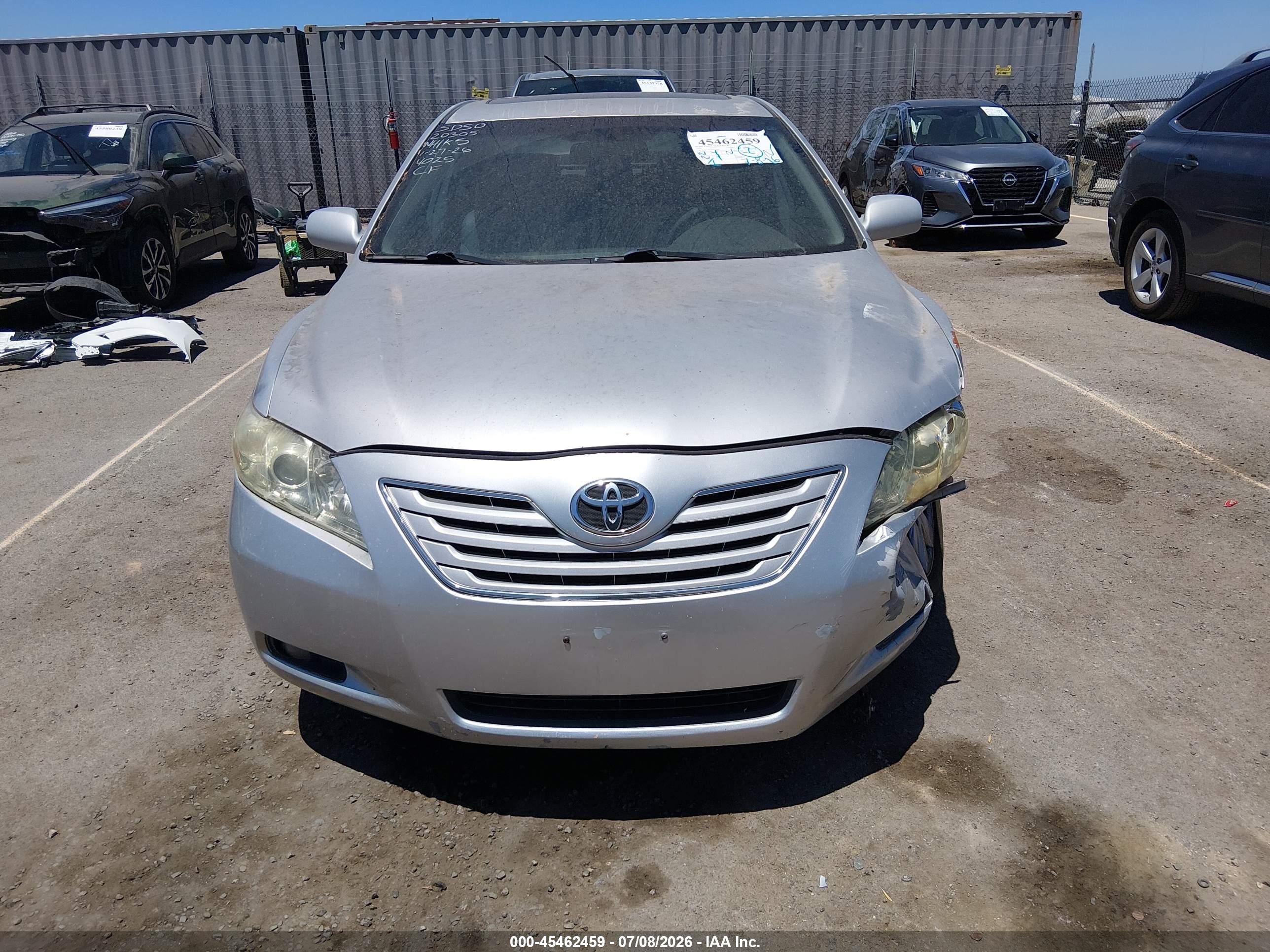 2009 Toyota Camry Xle V6 Silver vin: 4T1BK46K49U074025