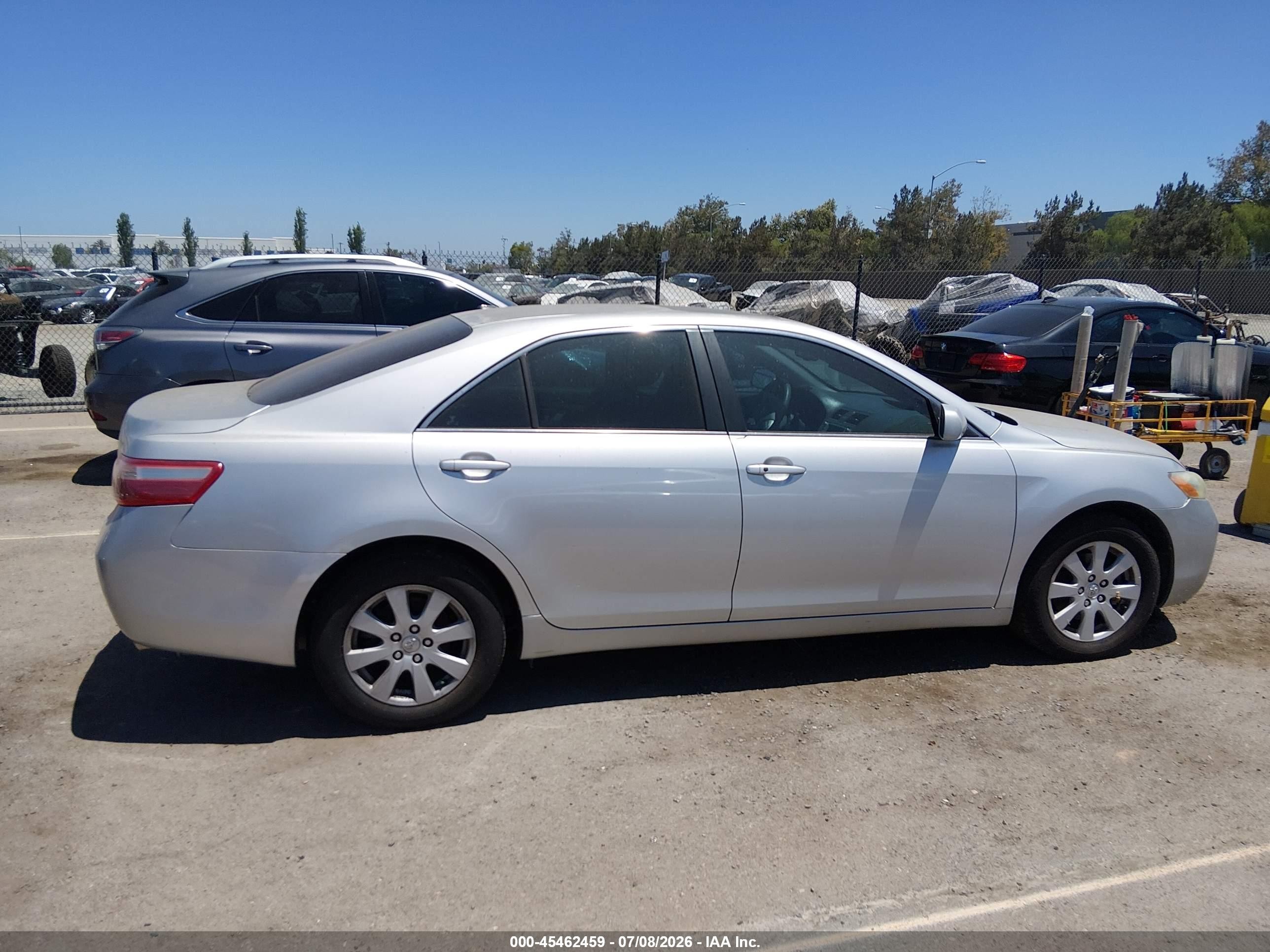 2009 Toyota Camry Xle V6 Silver vin: 4T1BK46K49U074025