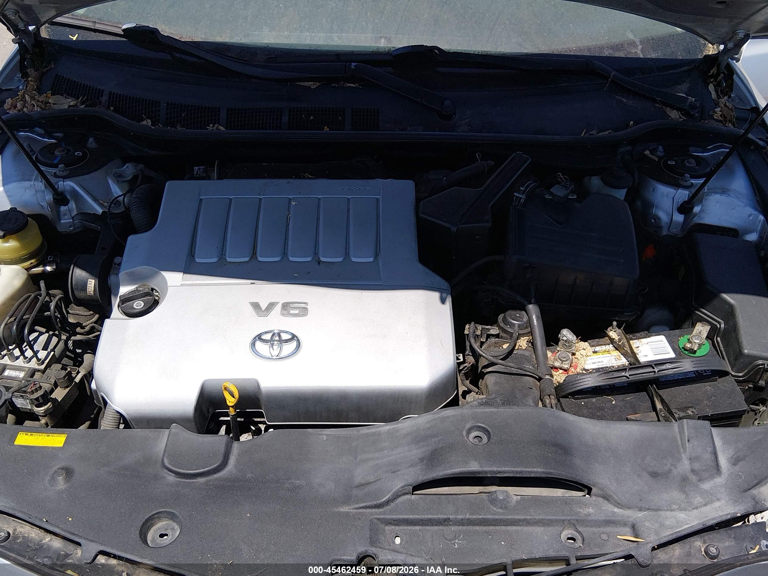 2009 Toyota Camry Xle V6 Silver vin: 4T1BK46K49U074025
