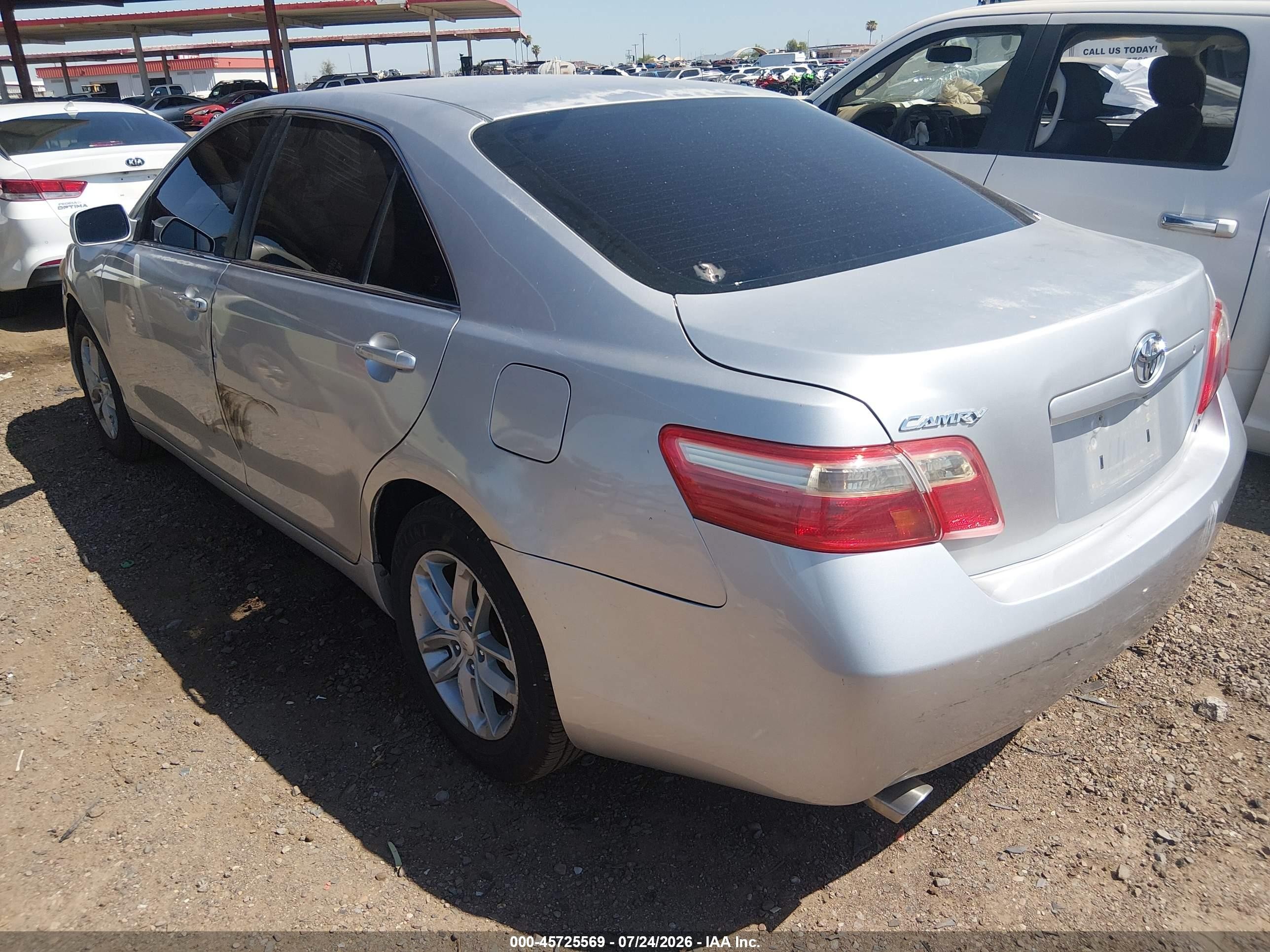 2009 Toyota Camry Le V6 Silver vin: 4T1BK46K49U083503