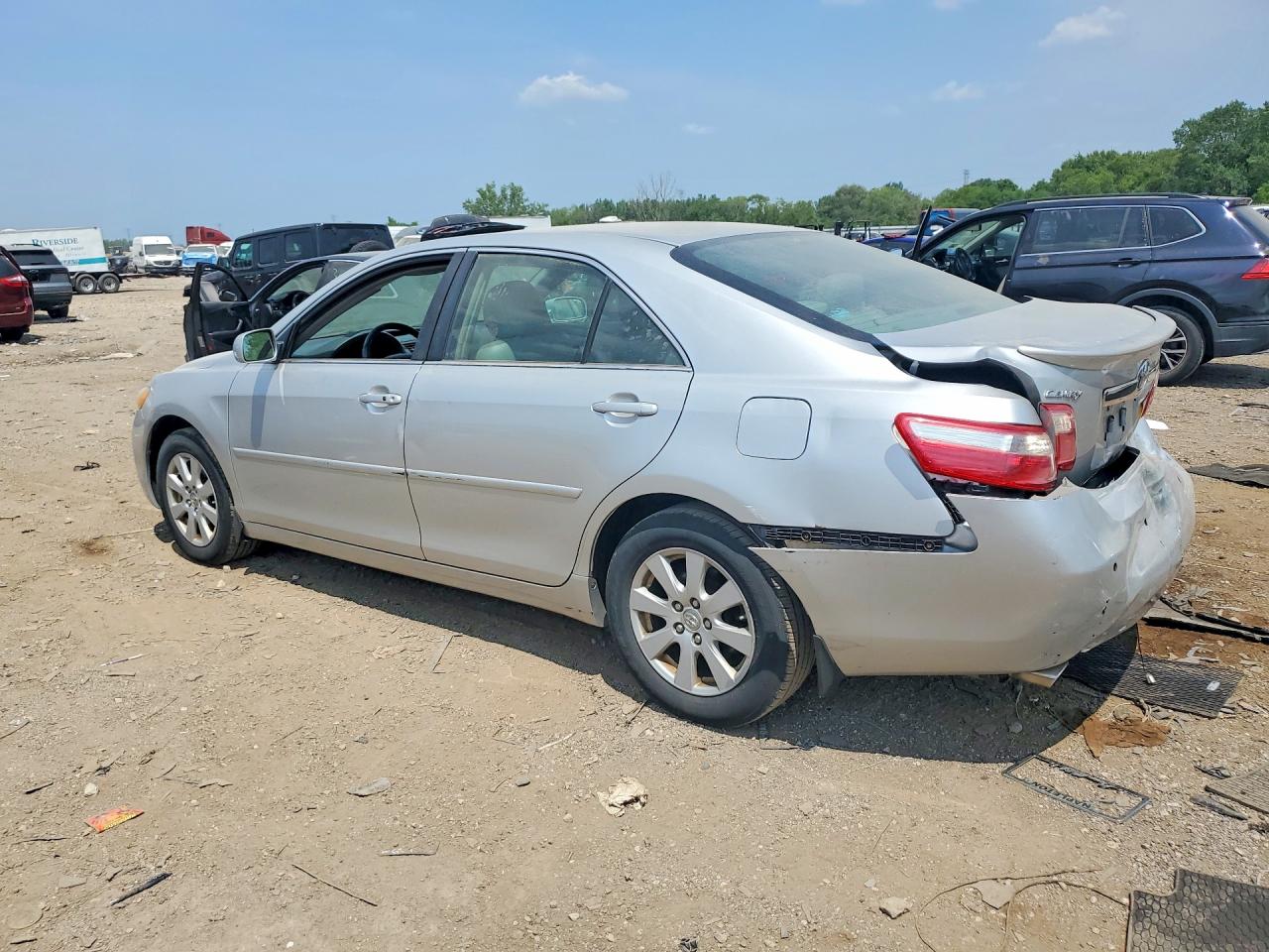 2009 Toyota Camry Xle V6 Silver vin: 4T1BK46K49U085221