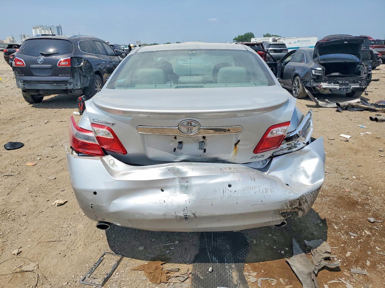 2009 Toyota Camry Xle V6 Silver vin: 4T1BK46K49U085221