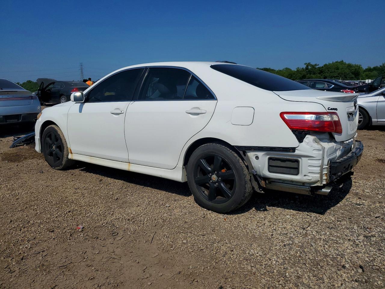 2009 Toyota Camry Se V6 White vin: 4T1BK46K49U582141