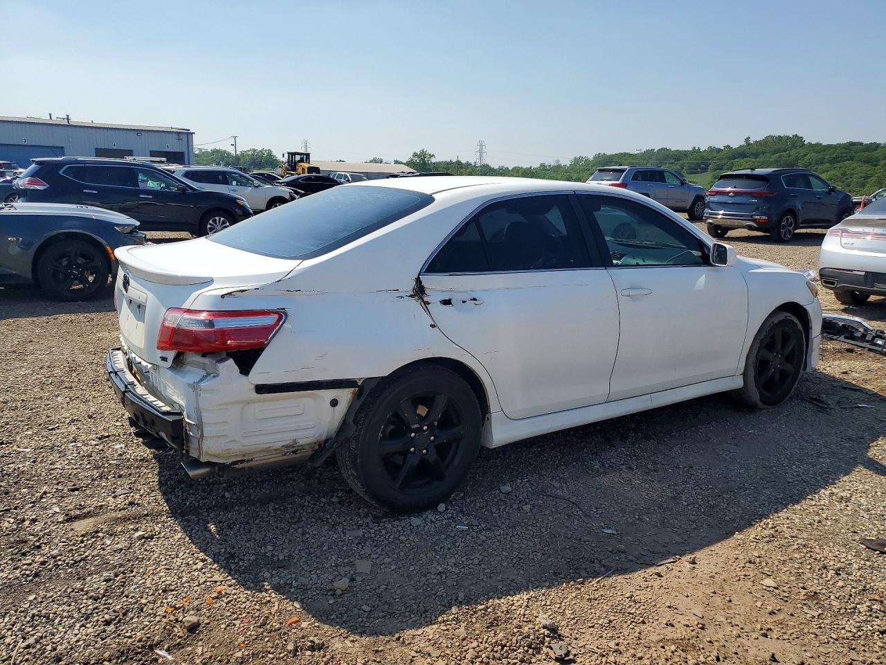 2009 Toyota Camry Se V6 White vin: 4T1BK46K49U582141