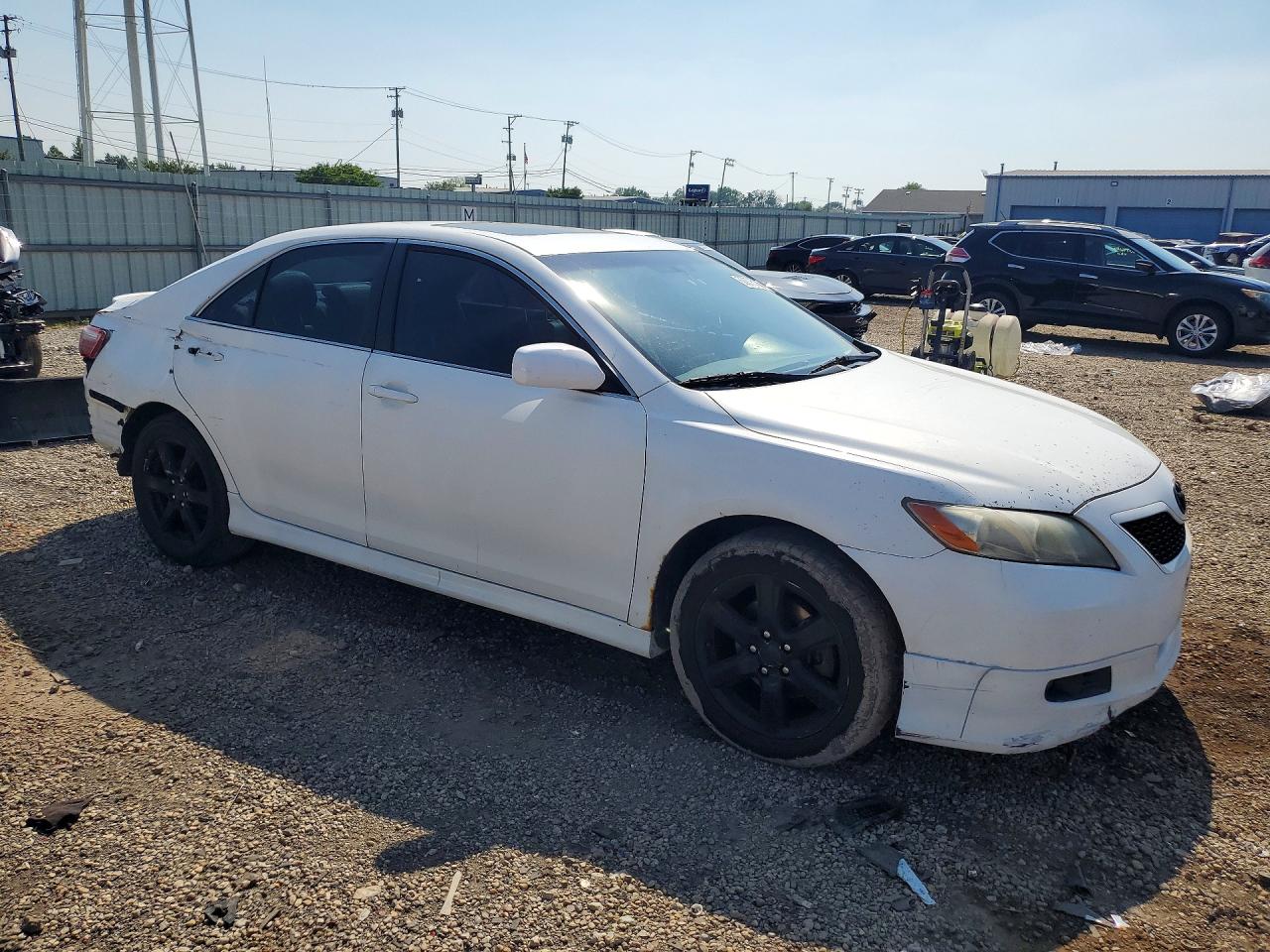 2009 Toyota Camry Se V6 White vin: 4T1BK46K49U582141