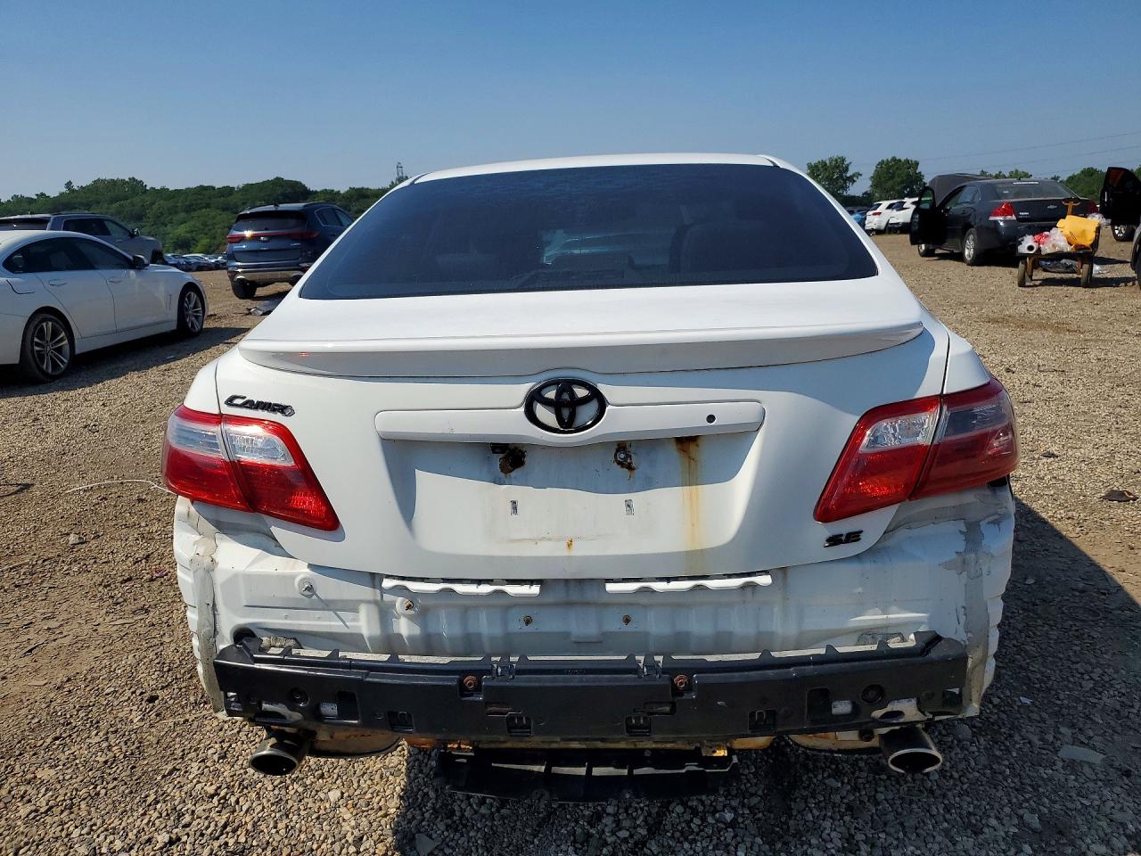 2009 Toyota Camry Se V6 White vin: 4T1BK46K49U582141