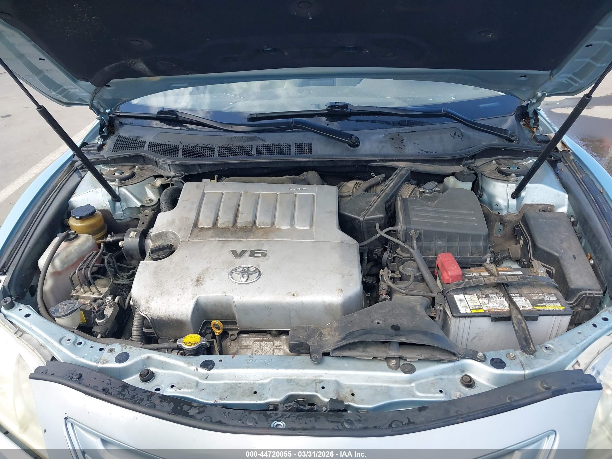 2009 Toyota Camry Le V6 Light Blue vin: 4T1BK46K49U595200