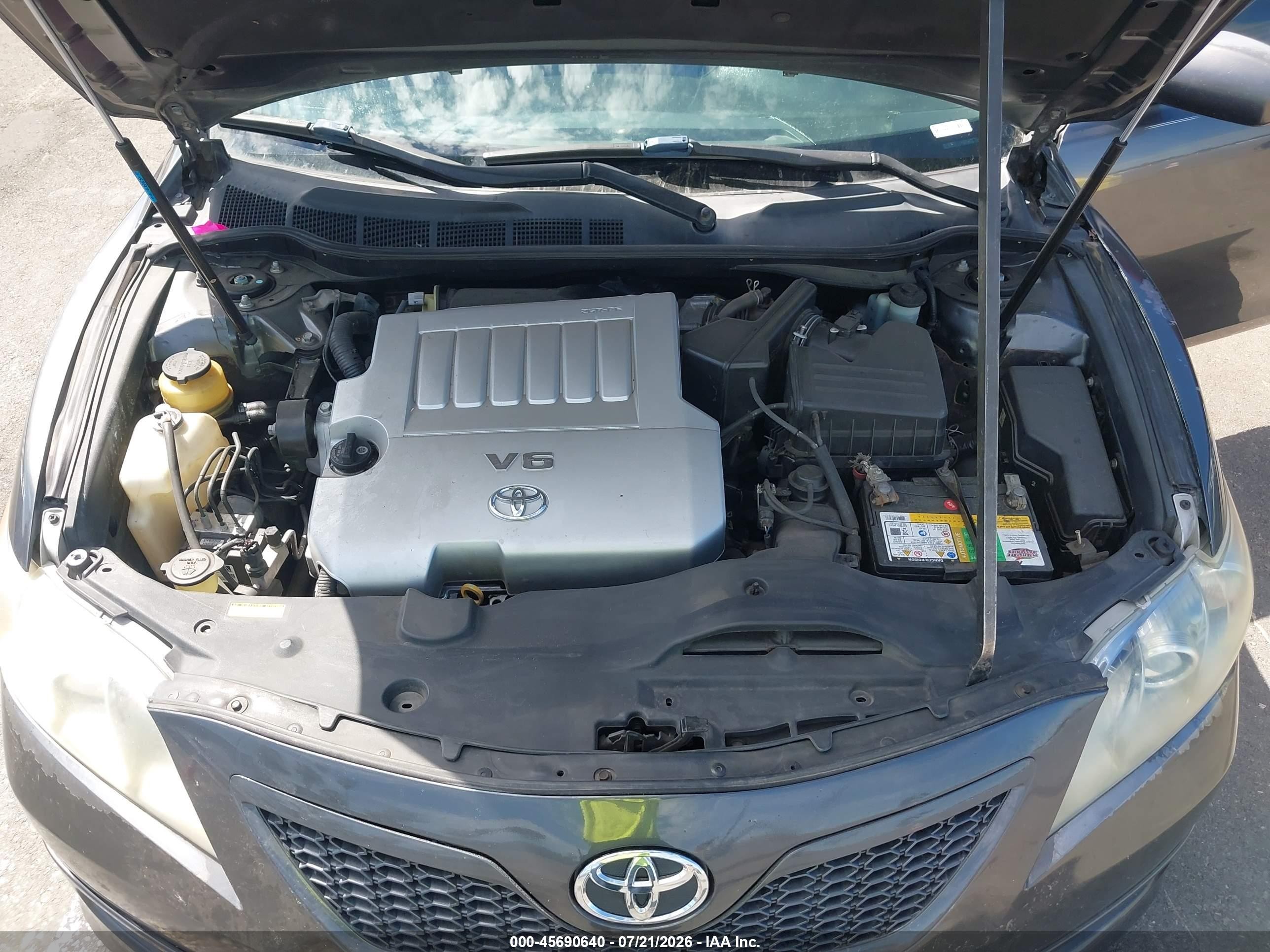 2007 Toyota Camry Se V6 Gray vin: 4T1BK46K57U026420