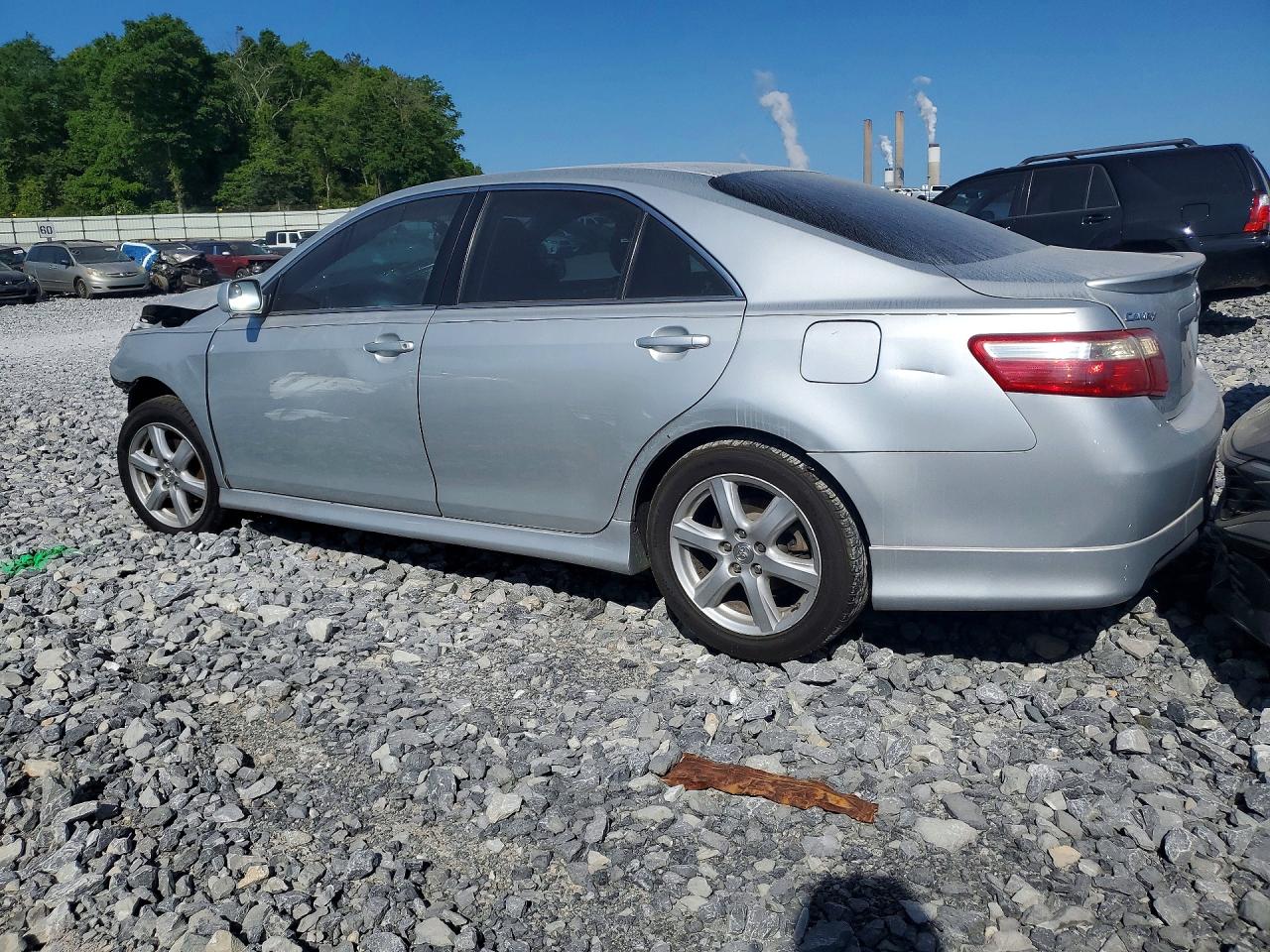 2007 Toyota Camry Se V6 Silver vin: 4T1BK46K57U030645