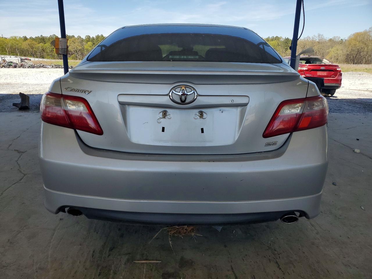 2007 Toyota Camry Se V6 Silver vin: 4T1BK46K57U030645