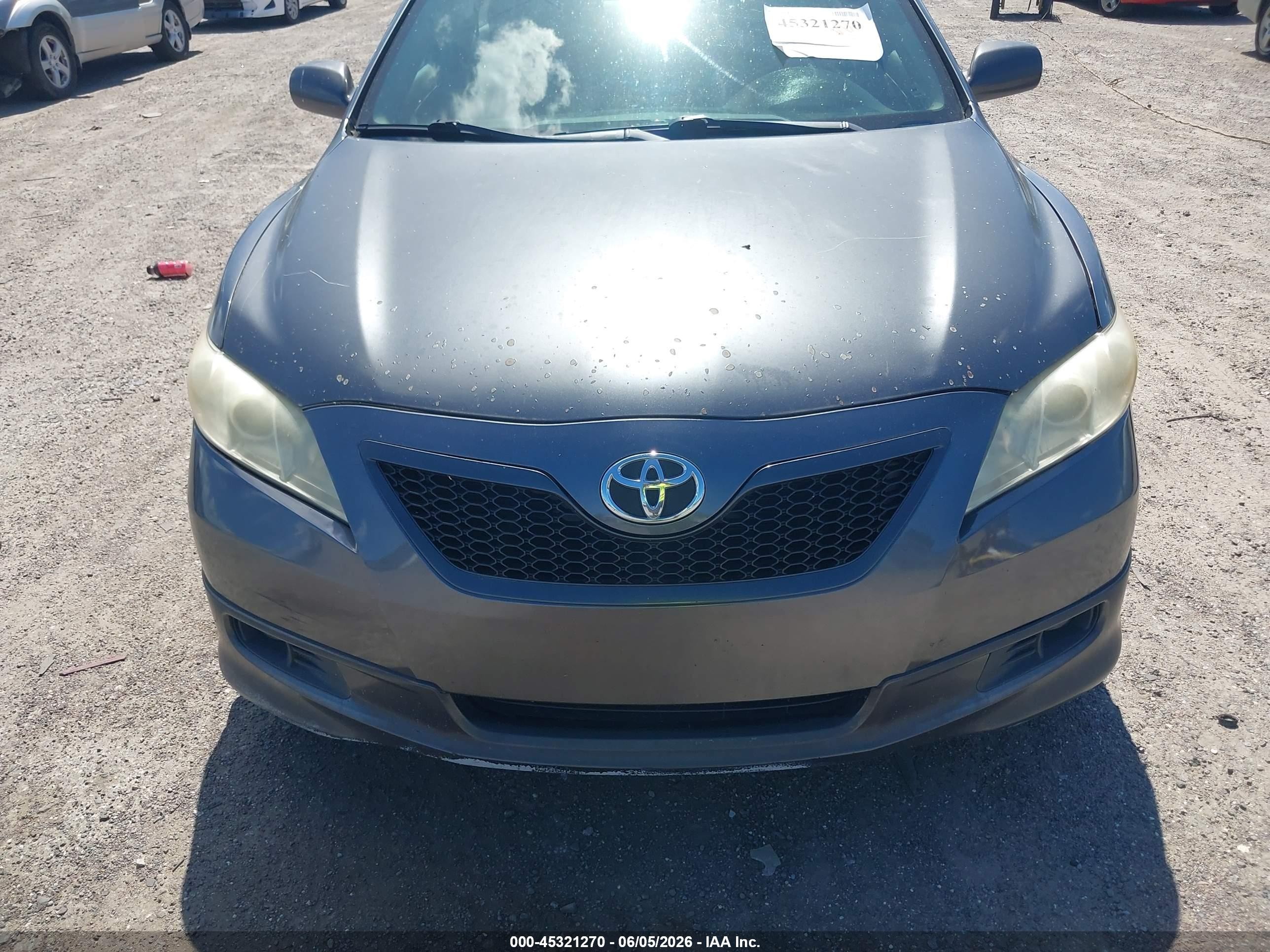 2007 Toyota Camry Se V6 Gray vin: 4T1BK46K57U049440