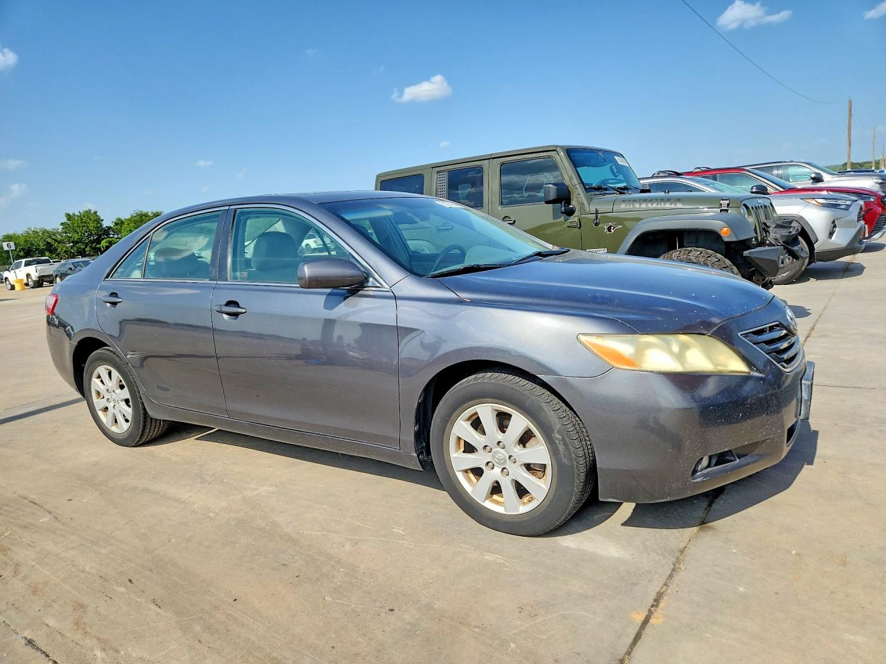 2007 Toyota Camry Xle V6 Gray vin: 4T1BK46K57U050085