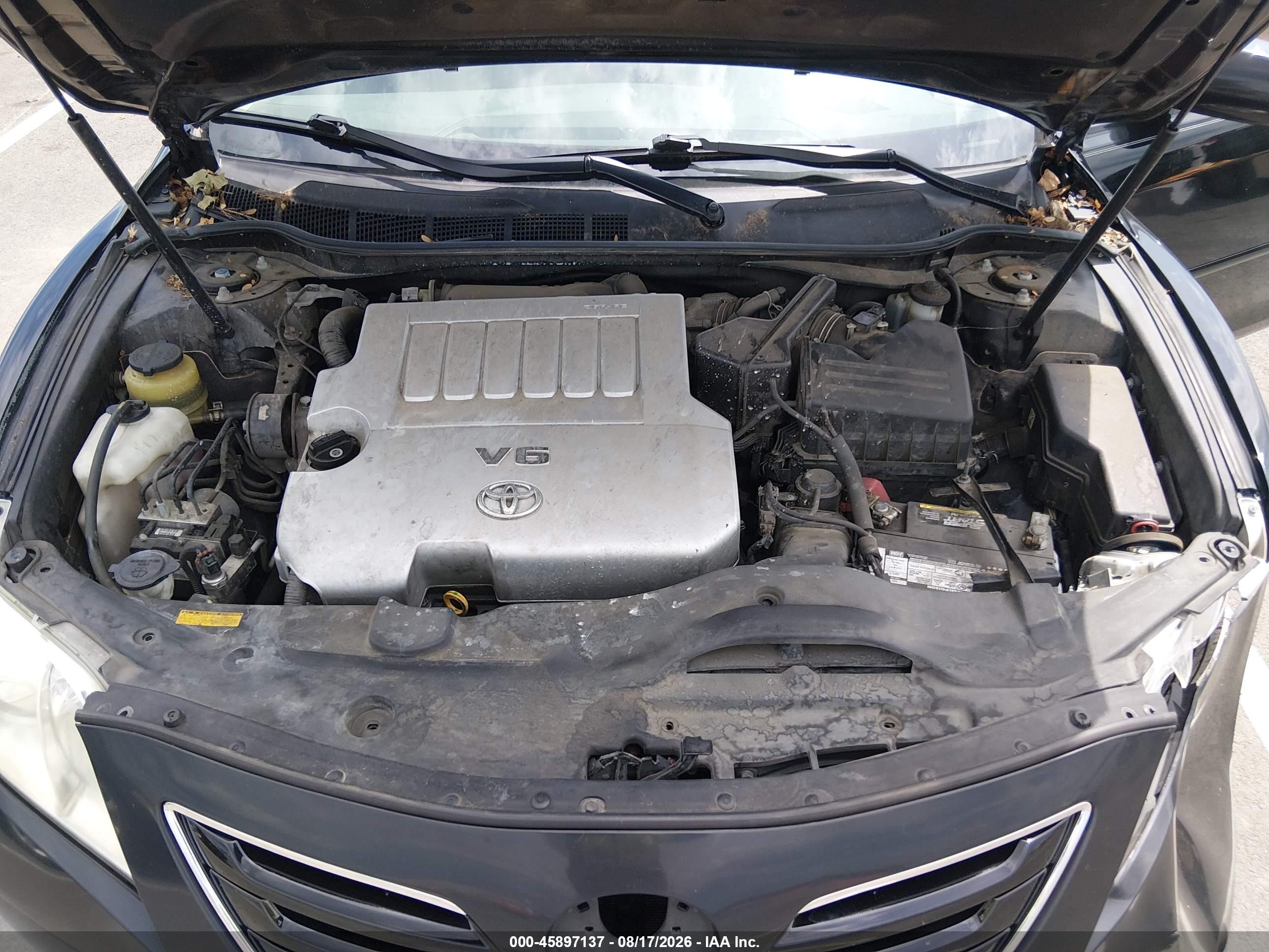 2007 Toyota Camry Xle V6 Black vin: 4T1BK46K57U051754