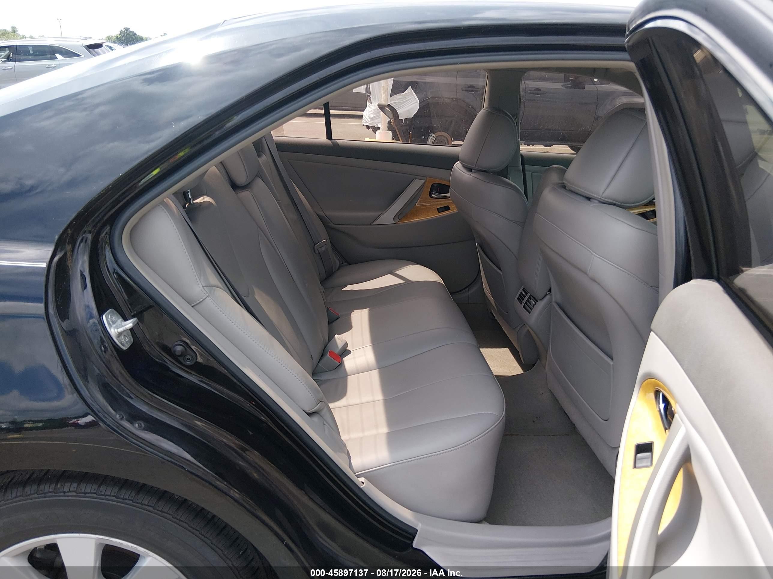 2007 Toyota Camry Xle V6 Black vin: 4T1BK46K57U051754