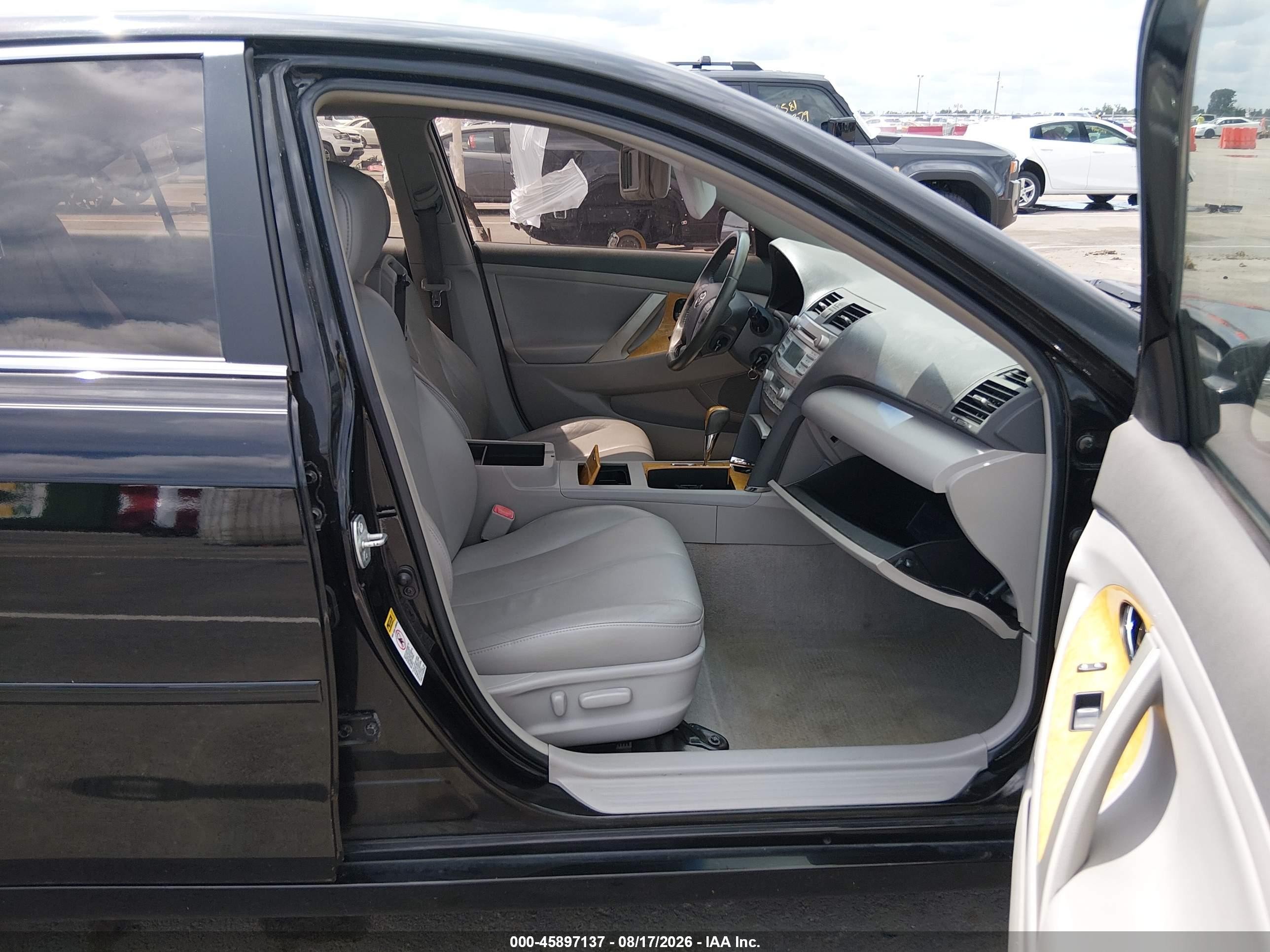 2007 Toyota Camry Xle V6 Black vin: 4T1BK46K57U051754