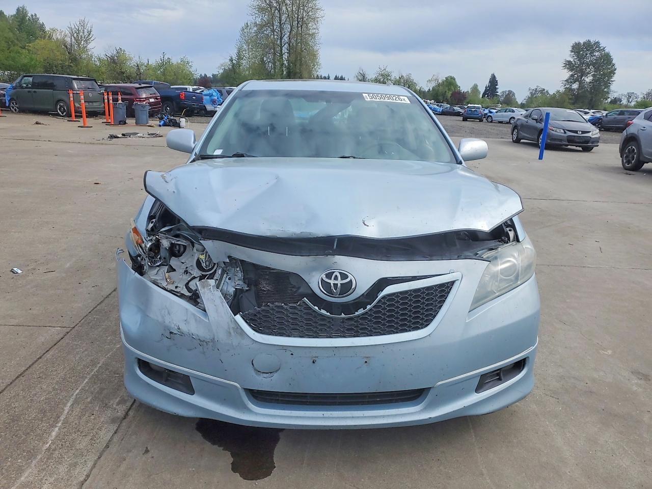 2007 Toyota Camry Se V6 Blue vin: 4T1BK46K57U504092