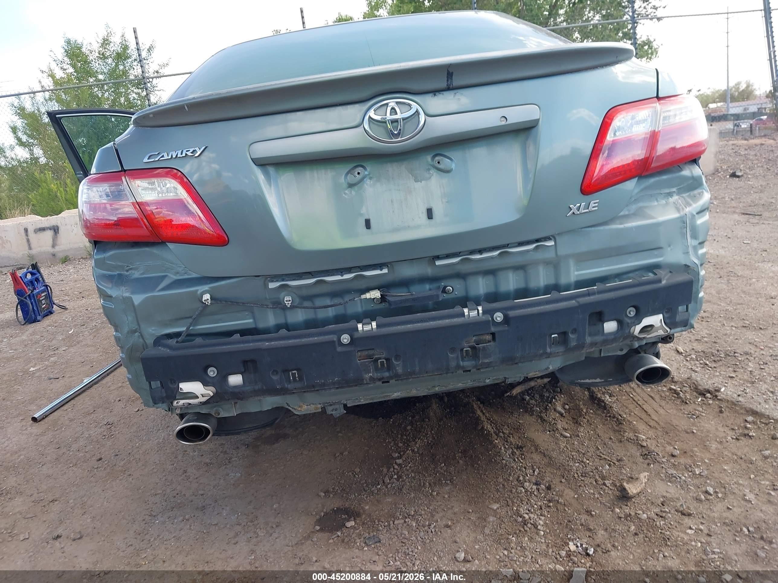 2007 Toyota Camry Xle V6 Light Blue vin: 4T1BK46K57U527596