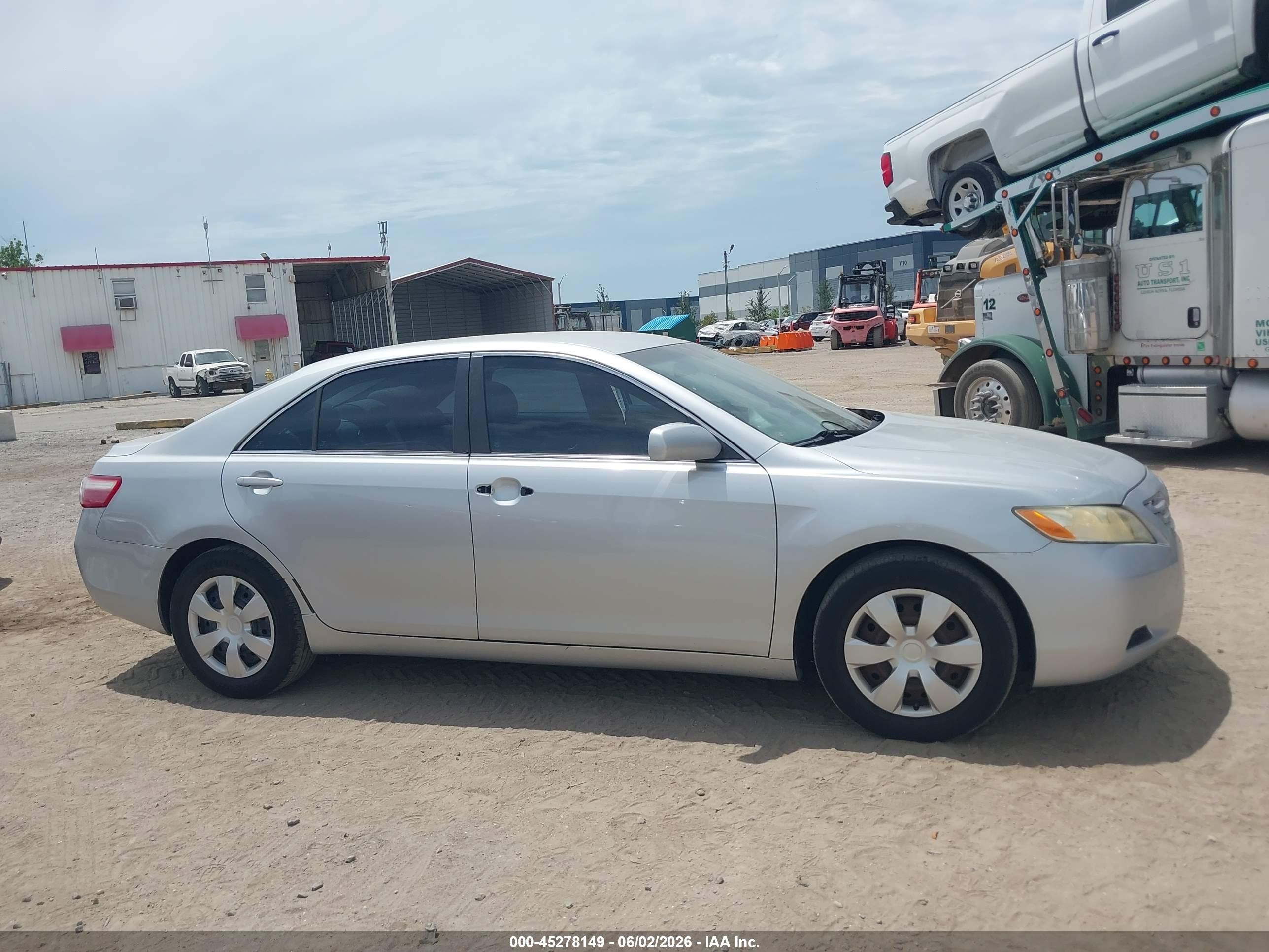 2007 Toyota Camry Le V6 Серебряный vin: 4T1BK46K57U537478