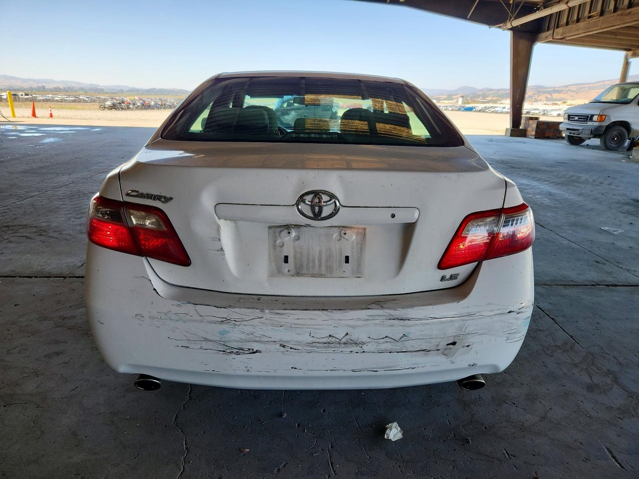 2007 Toyota Camry Белый vin: 4T1BK46K57U538629