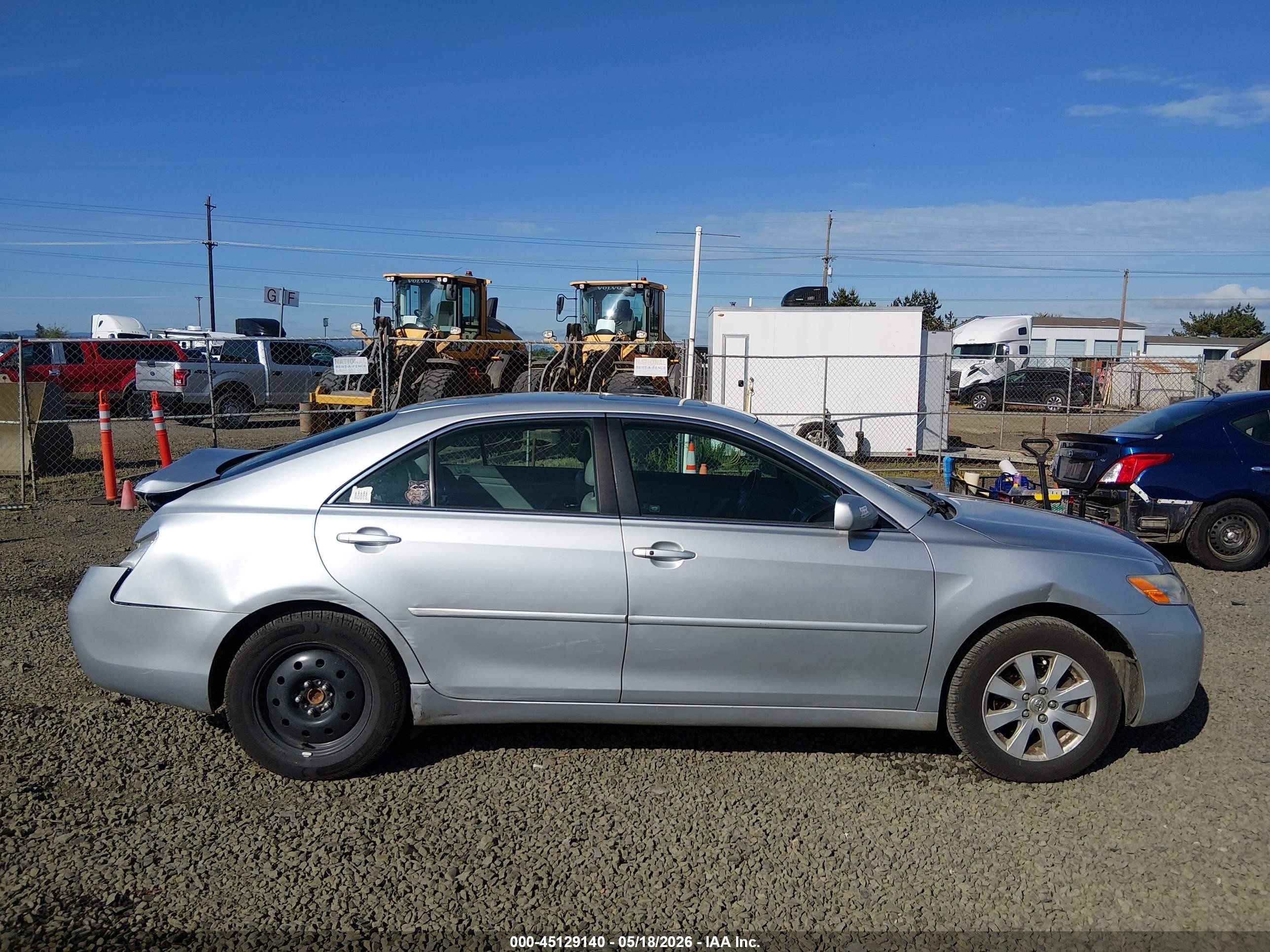 2007 Toyota Camry Xle V6 Silver vin: 4T1BK46K57U547007