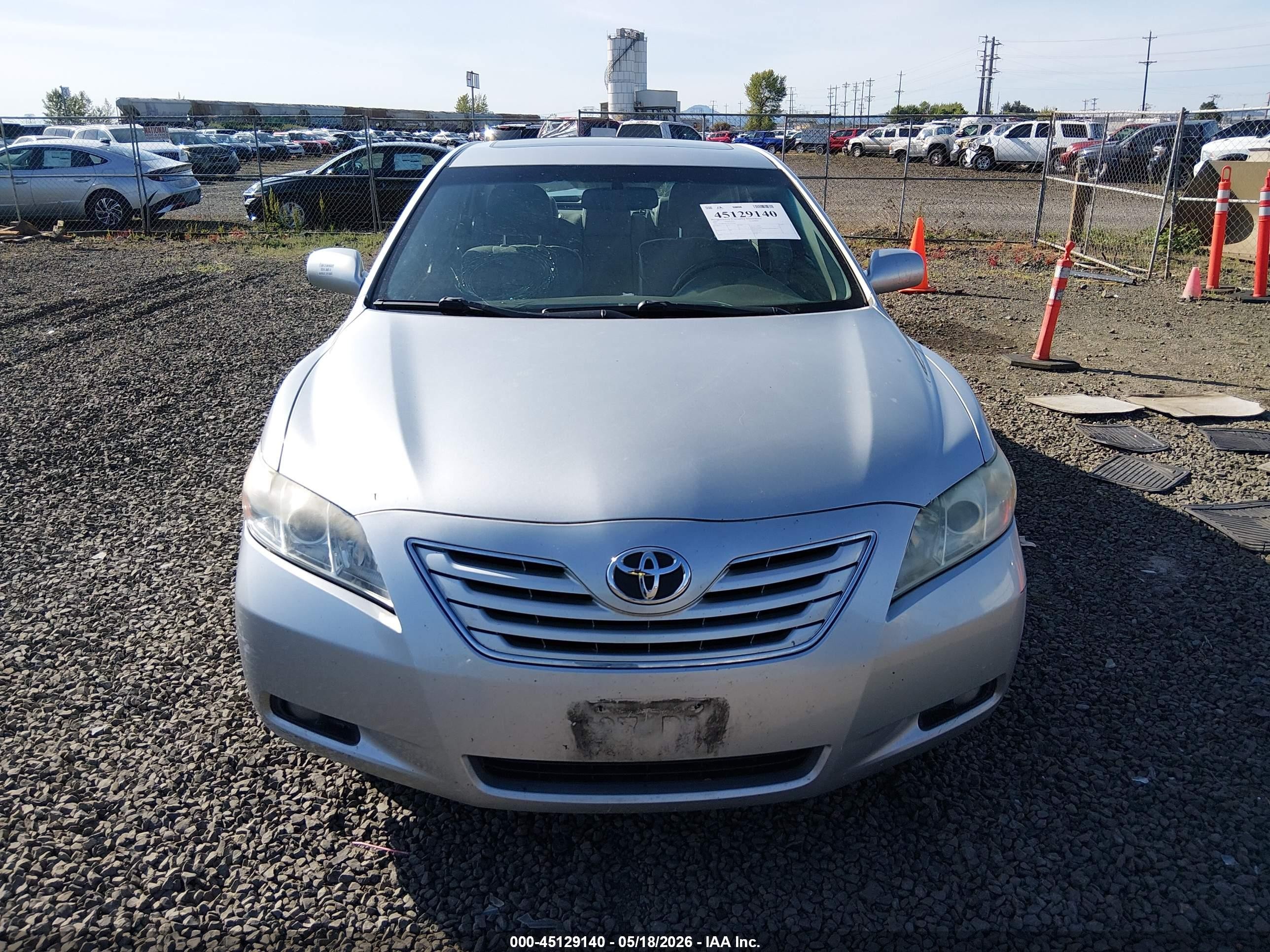 2007 Toyota Camry Xle V6 Silver vin: 4T1BK46K57U547007