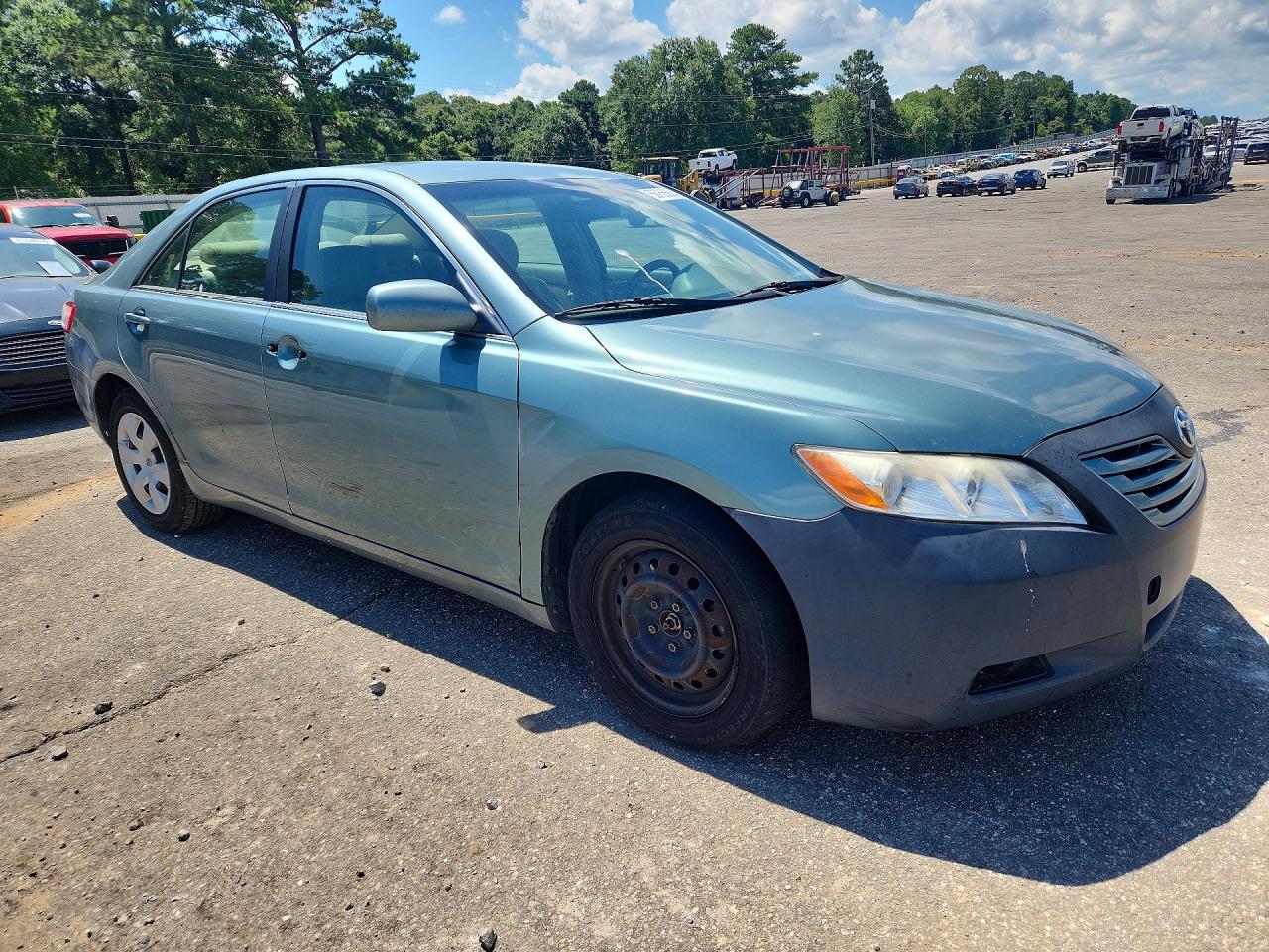 2007 Toyota Camry Le V6 Зеленый vin: 4T1BK46K57U547296