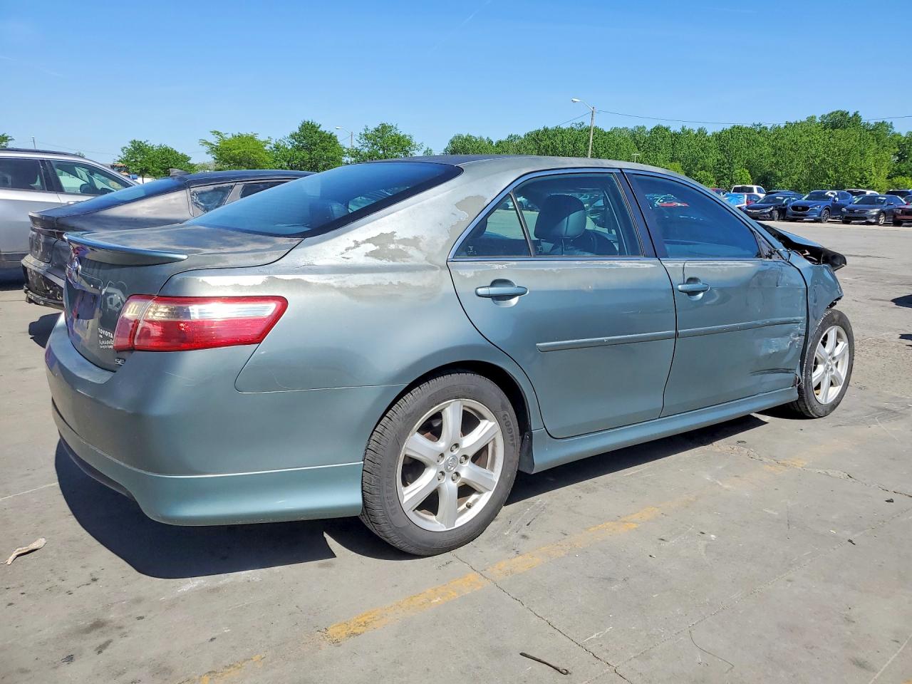 2007 Toyota Camry Se V6 Turquoise vin: 4T1BK46K57U548903