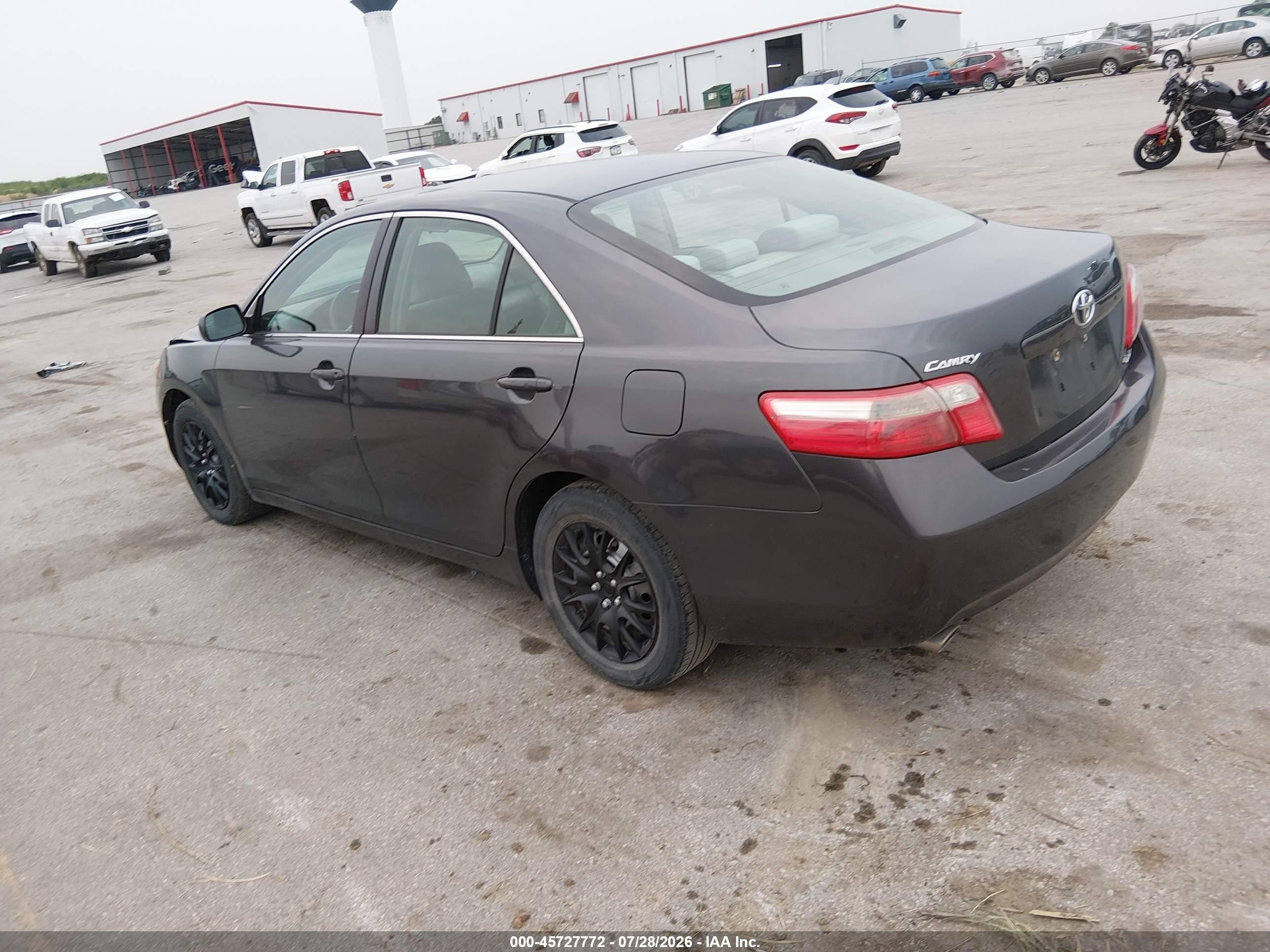 2007 Toyota Camry Le V6 Золотой vin: 4T1BK46K57U553826