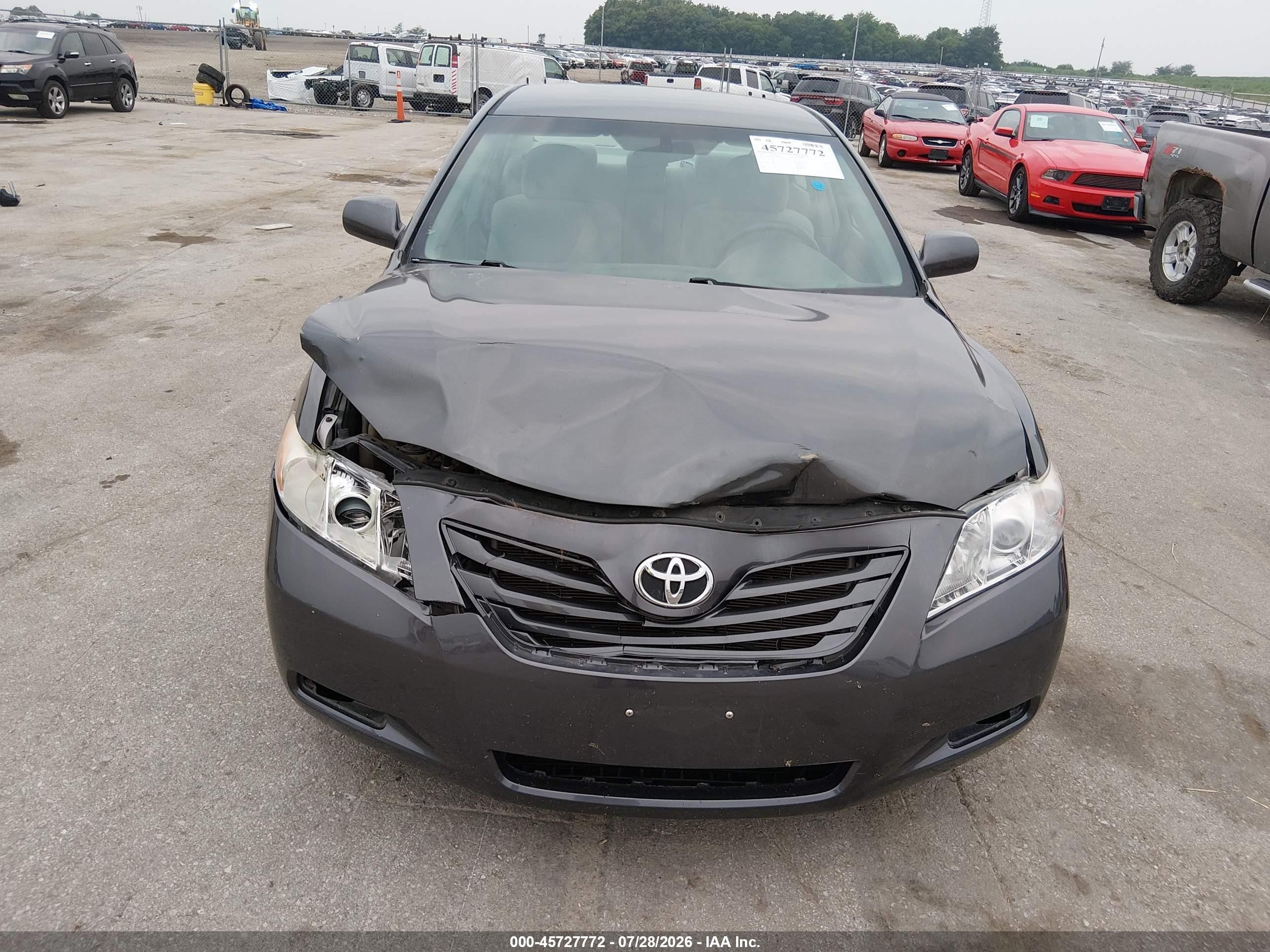 2007 Toyota Camry Le V6 Золотой vin: 4T1BK46K57U553826