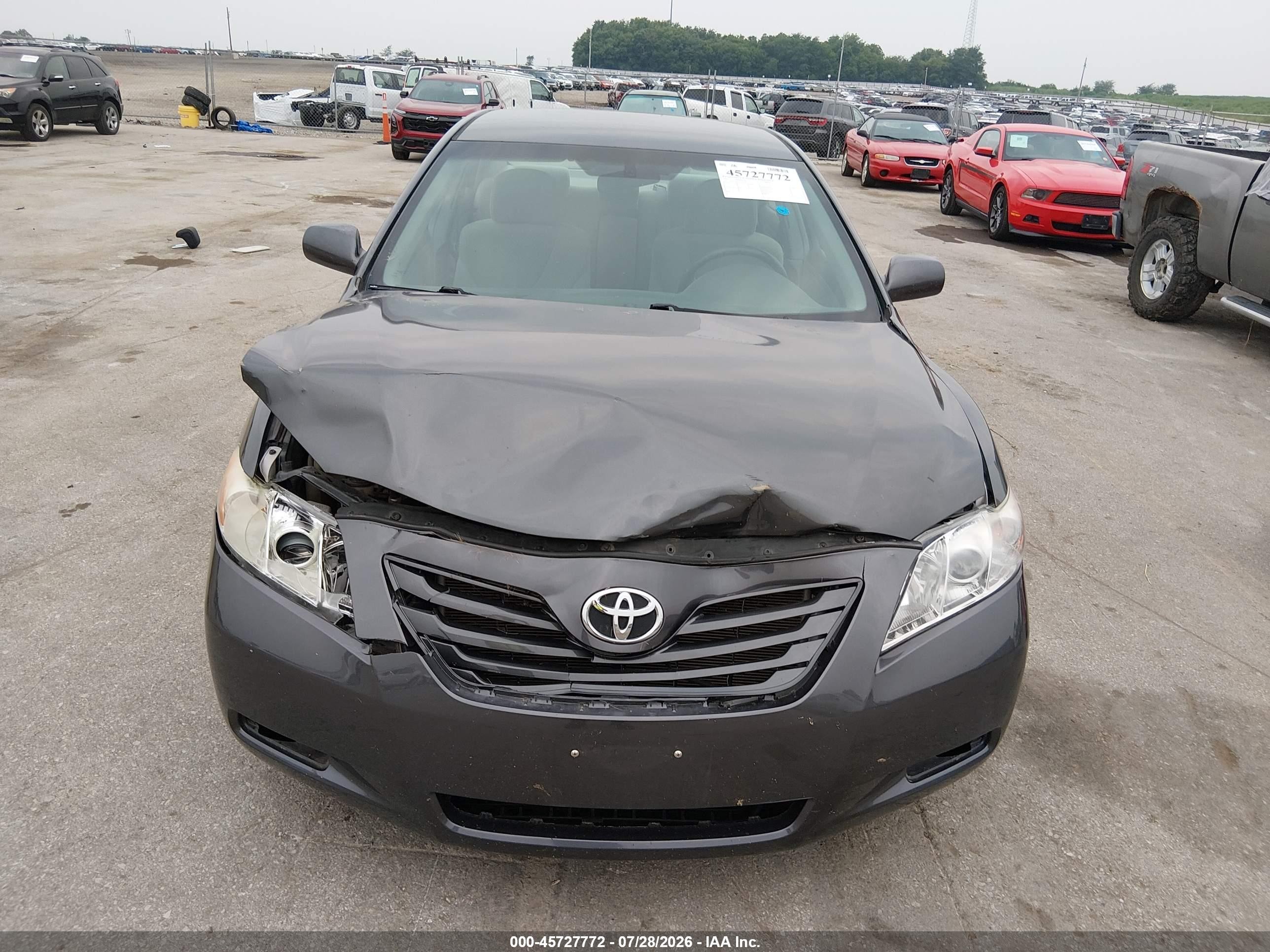 2007 Toyota Camry Le V6 Золотой vin: 4T1BK46K57U553826