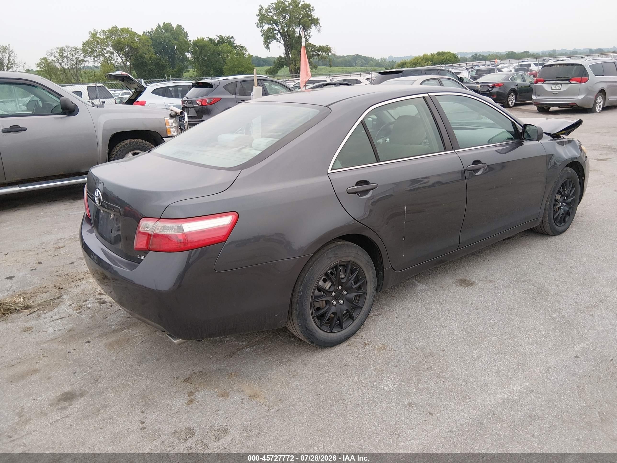 2007 Toyota Camry Le V6 Золотой vin: 4T1BK46K57U553826