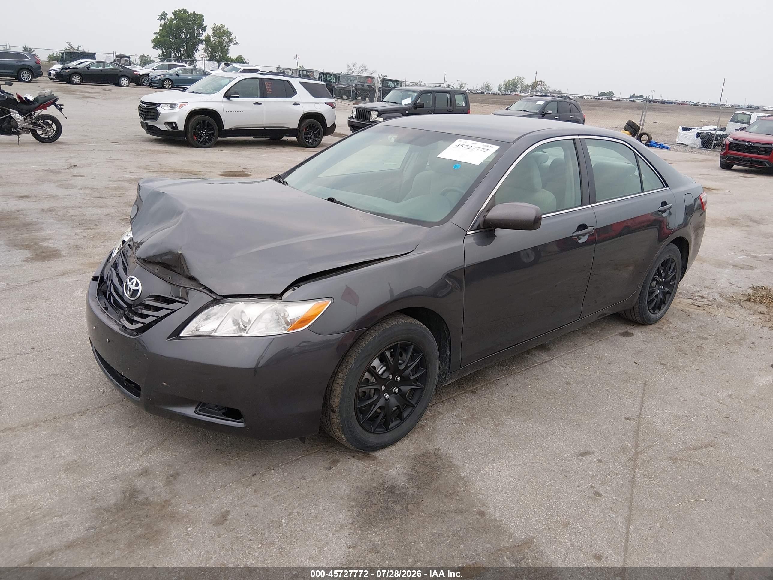 2007 Toyota Camry Le V6 Золотой vin: 4T1BK46K57U553826