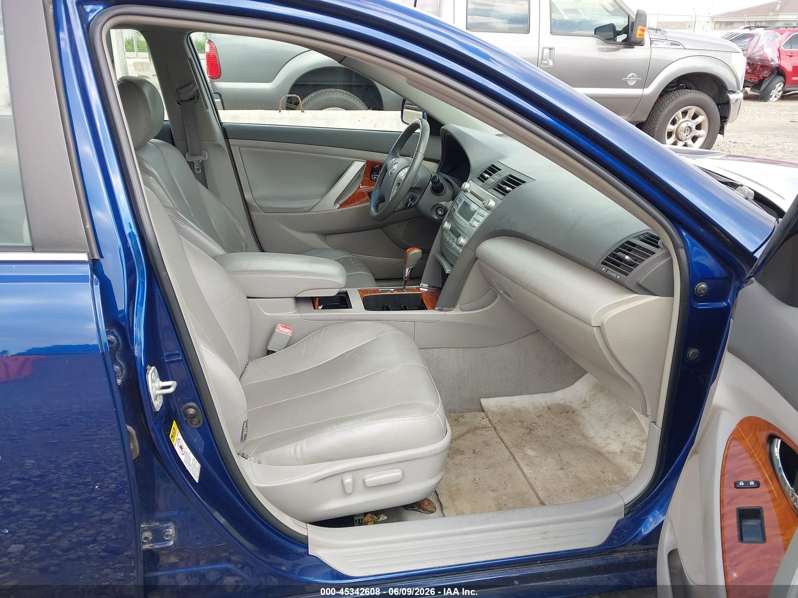 2008 Toyota Camry Xle V6 Blue vin: 4T1BK46K58U059595
