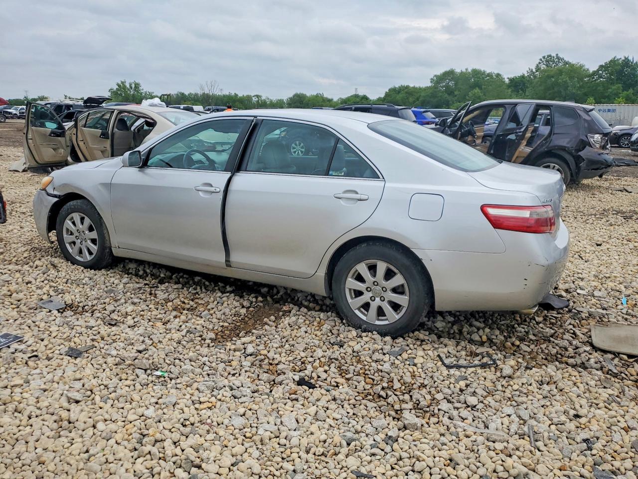 2008 Toyota Camry Xle V6 Silver vin: 4T1BK46K58U564309