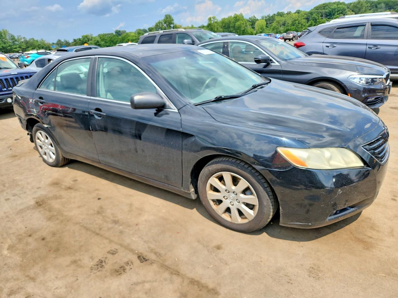 2008 Toyota Camry Xle V6 Black vin: 4T1BK46K58U566898