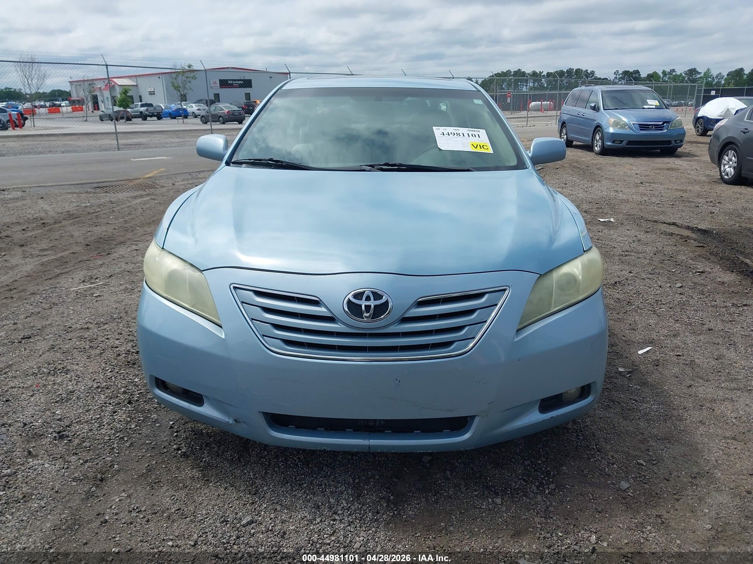 2008 Toyota Camry Xle V6 Light Blue vin: 4T1BK46K58U571647